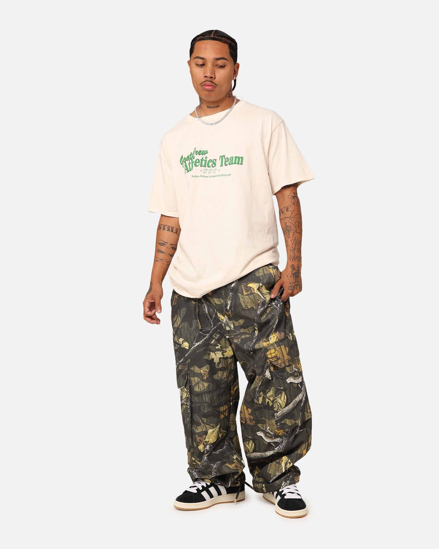 Goat Crew GC Athlete T-Shirt Off White sold by Culture Kings product image thumbnail 3