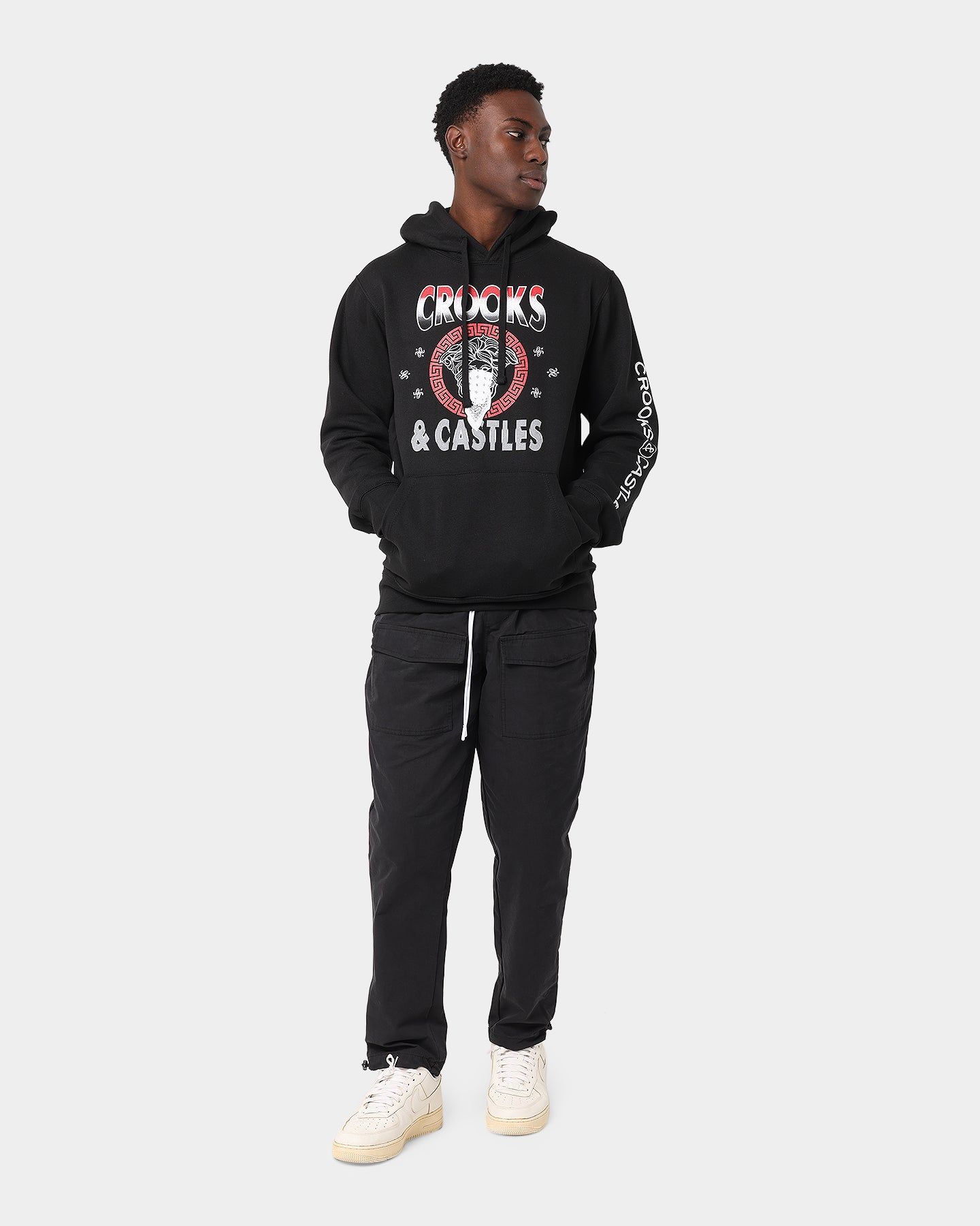 Crooks & Castles Legend Hoodie Black sold by Culture Kings product image thumbnail 2