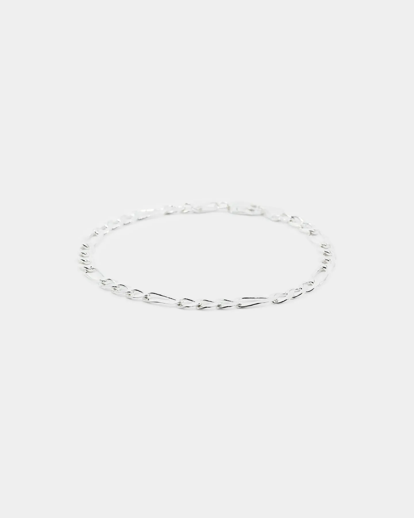 House Of Auric 4.8mm Figaro Bracelet Sterling Silver sold by Culture Kings product image thumbnail 2