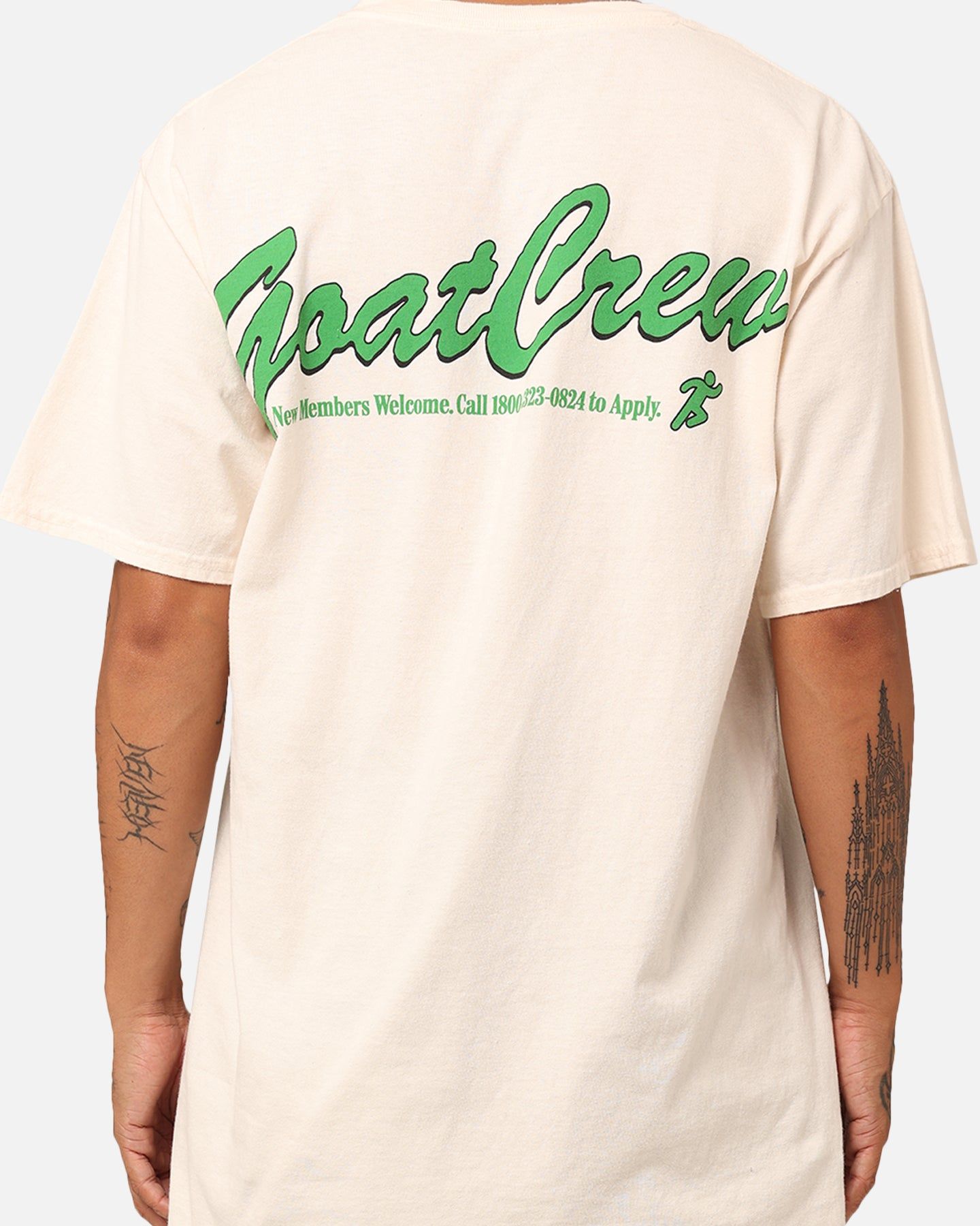 Goat Crew GC Athlete T-Shirt Off White sold by Culture Kings product image thumbnail 5