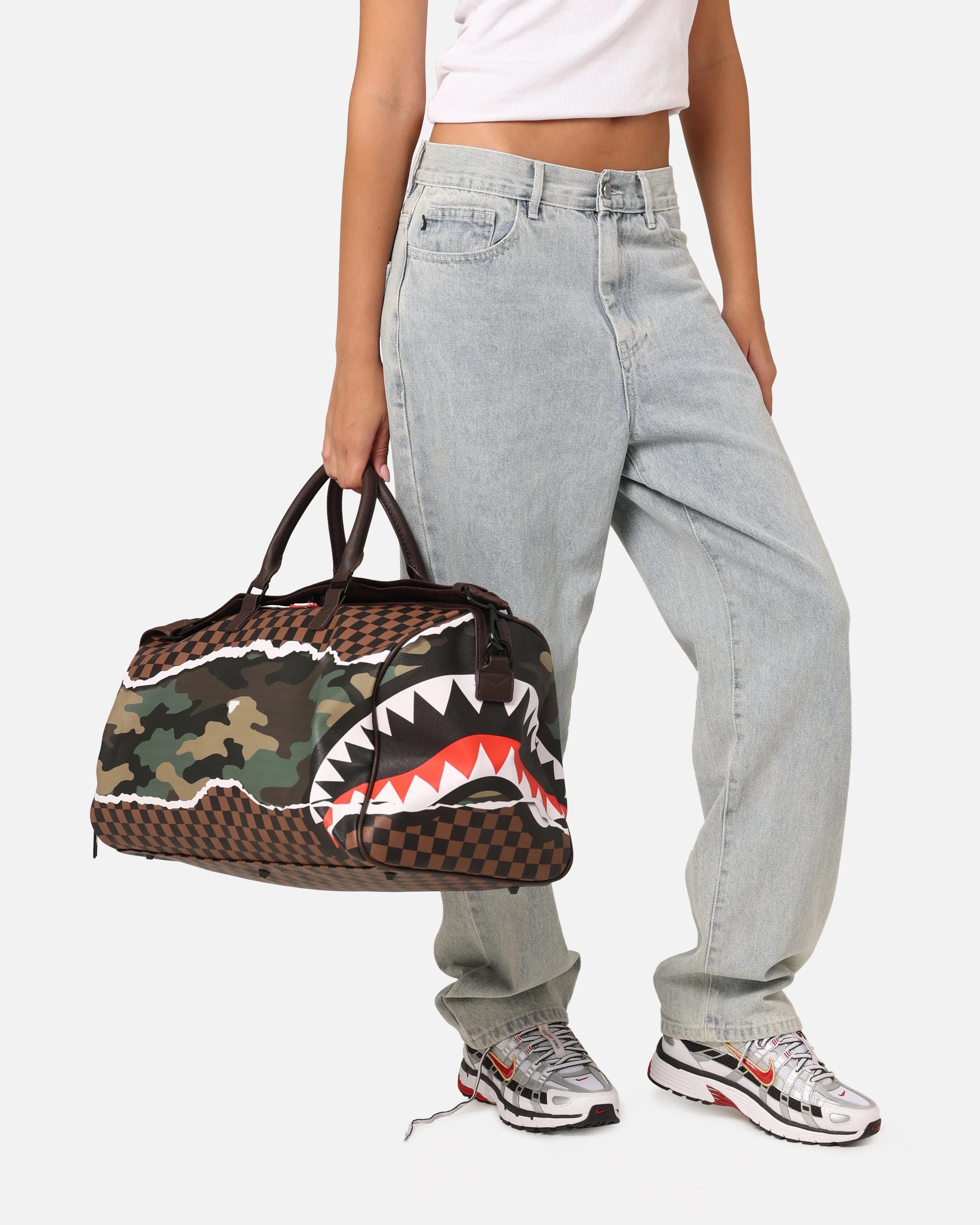 Sprayground Tear It Up Camo Duffle Bag Multi sold by Culture Kings