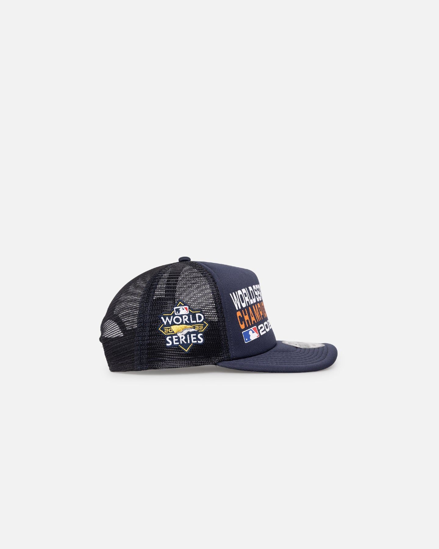 New Era Houston Astros Pre-Curved Golfer Trucker Snapback Navy sold by Culture Kings product image thumbnail 3
