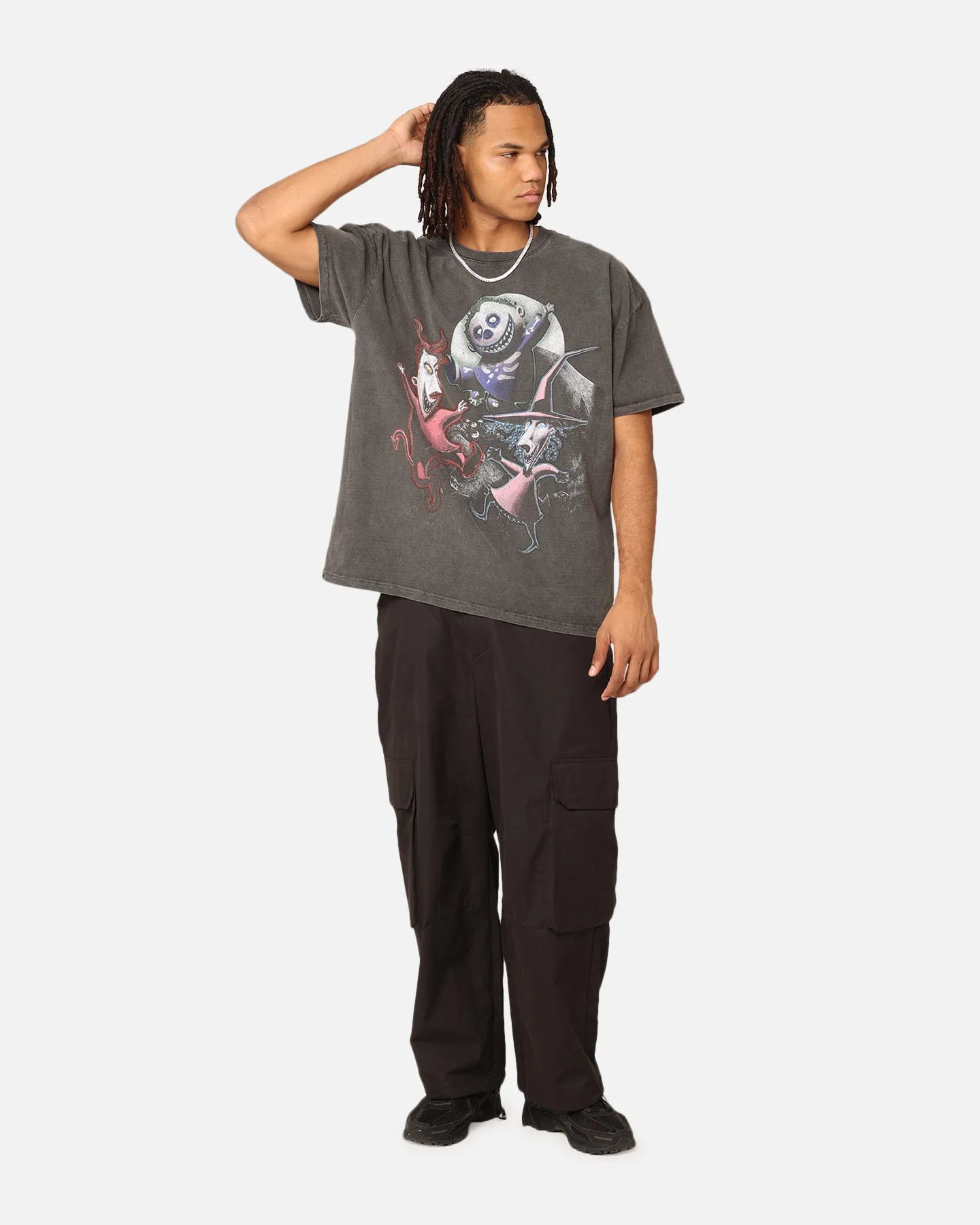 Goat Crew X The Nightmare Before Christmas Lock Shock & Barrel Heavyweight Vintage T-Shirt Black Wash sold by Culture Kings product image thumbnail 3