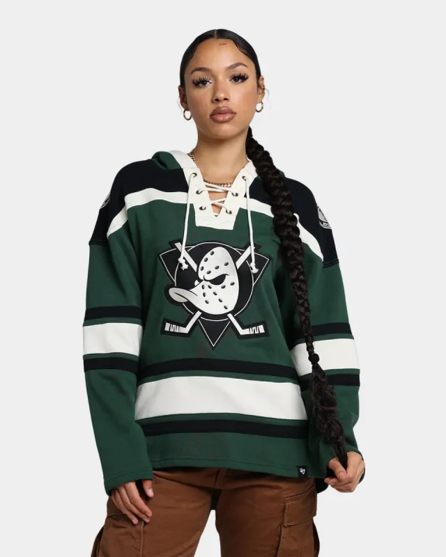 47 Brand Anaheim Ducks Superior Lacer Hoodie Dark Green sold by Culture Kings
