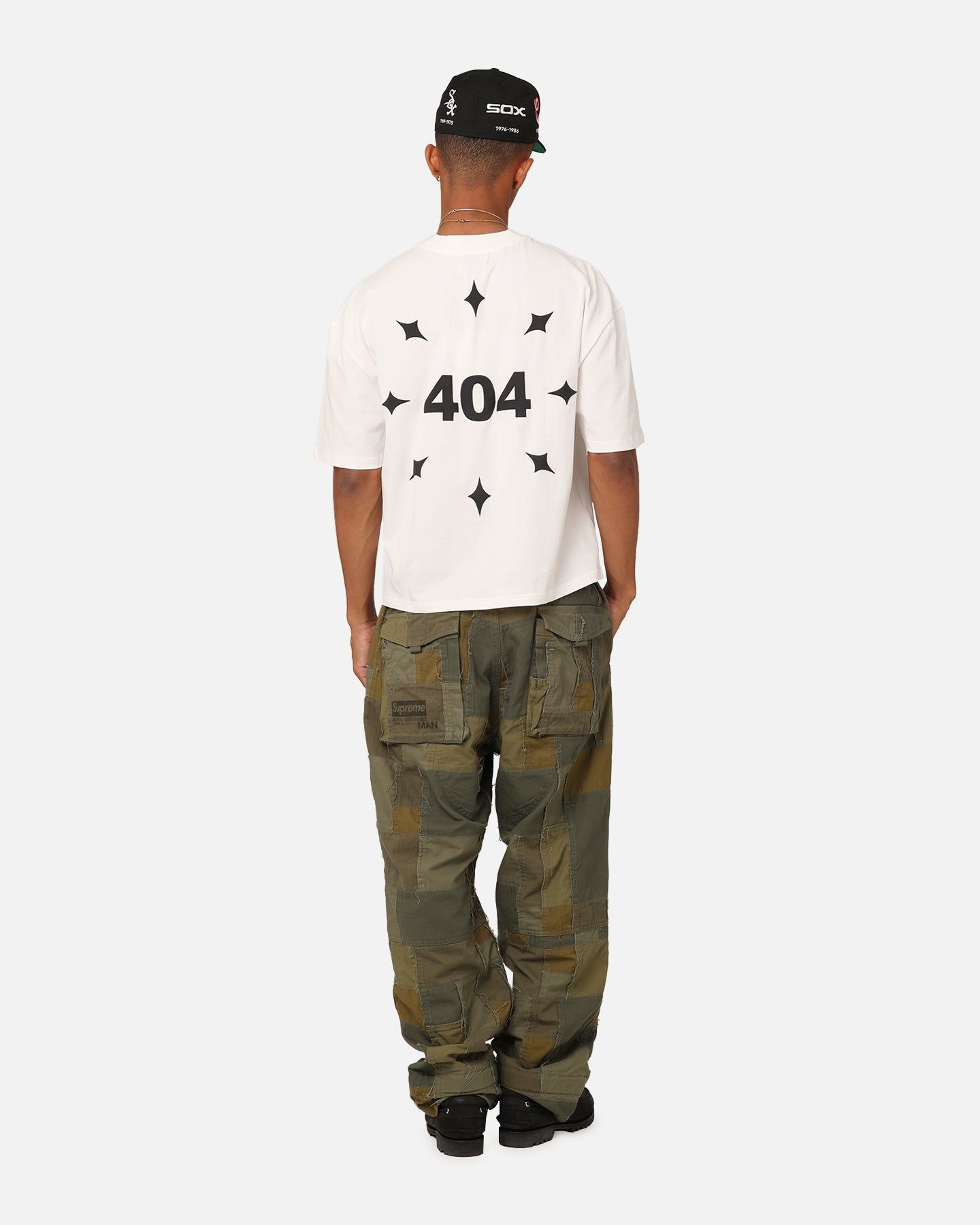 404 Mid Century Art T-Shirt Off White sold by Culture Kings product image thumbnail 3