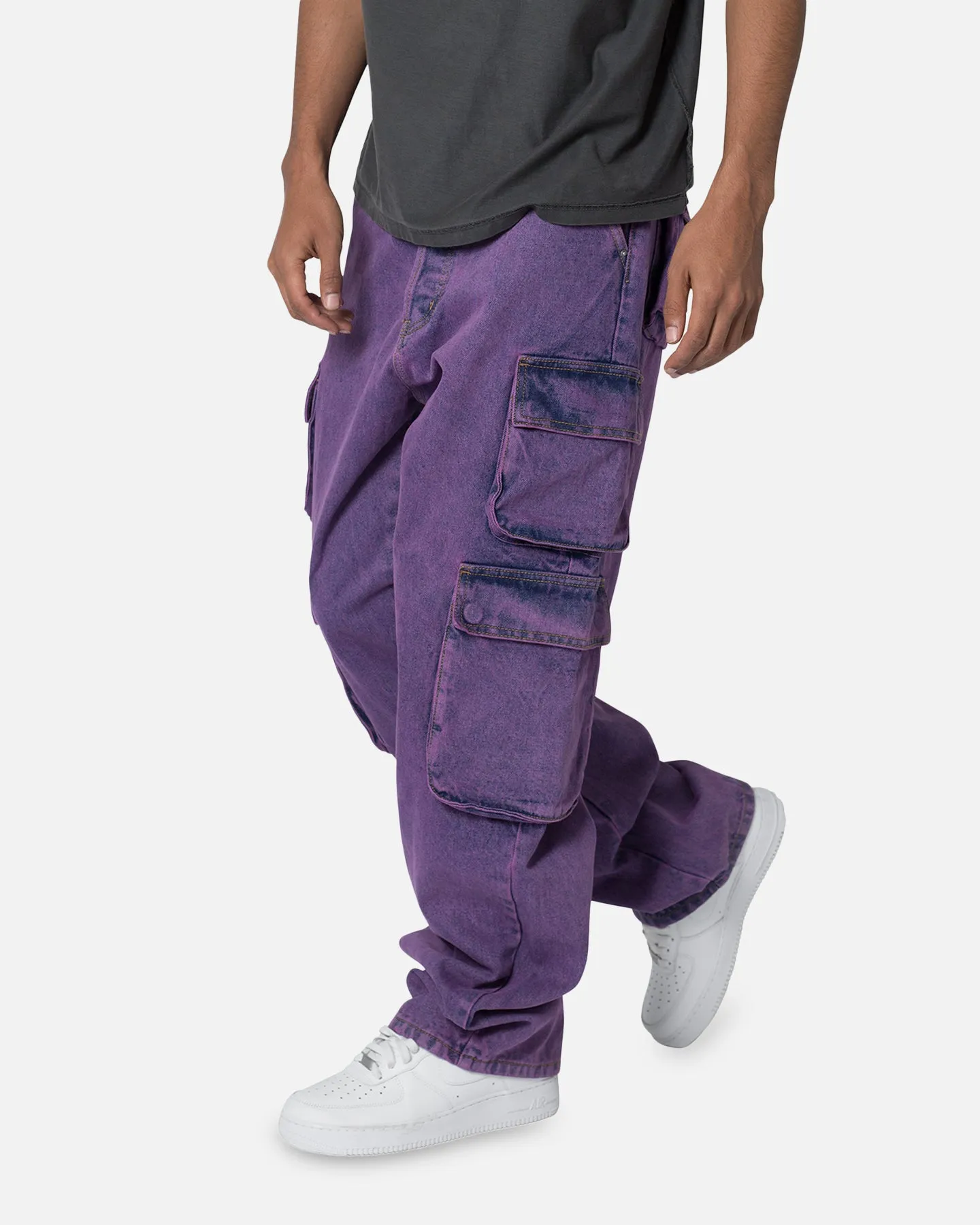 MNML V580 Baggy Cargo Pants Purple sold by Culture Kings product image thumbnail 5