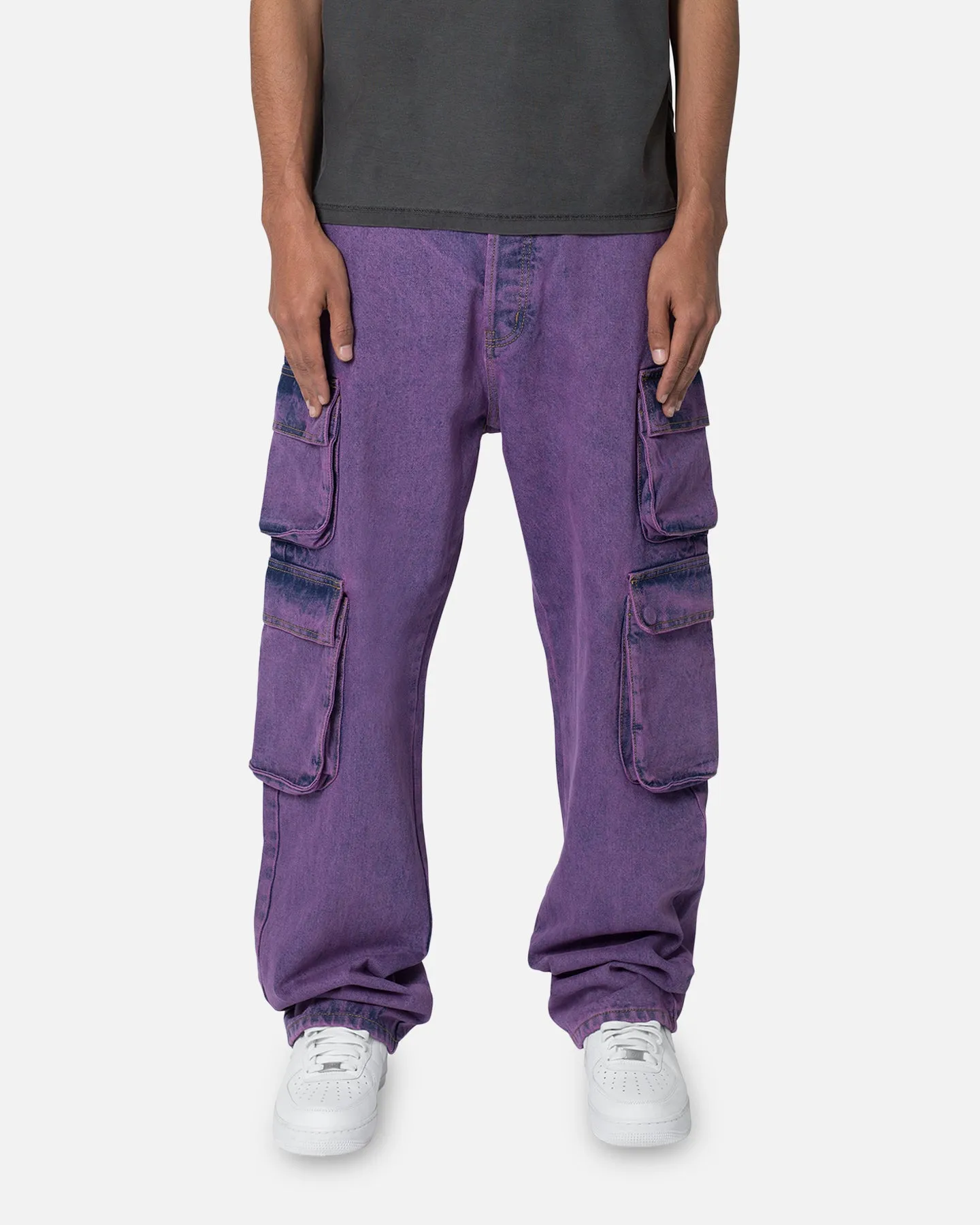 MNML V580 Baggy Cargo Pants Purple sold by Culture Kings