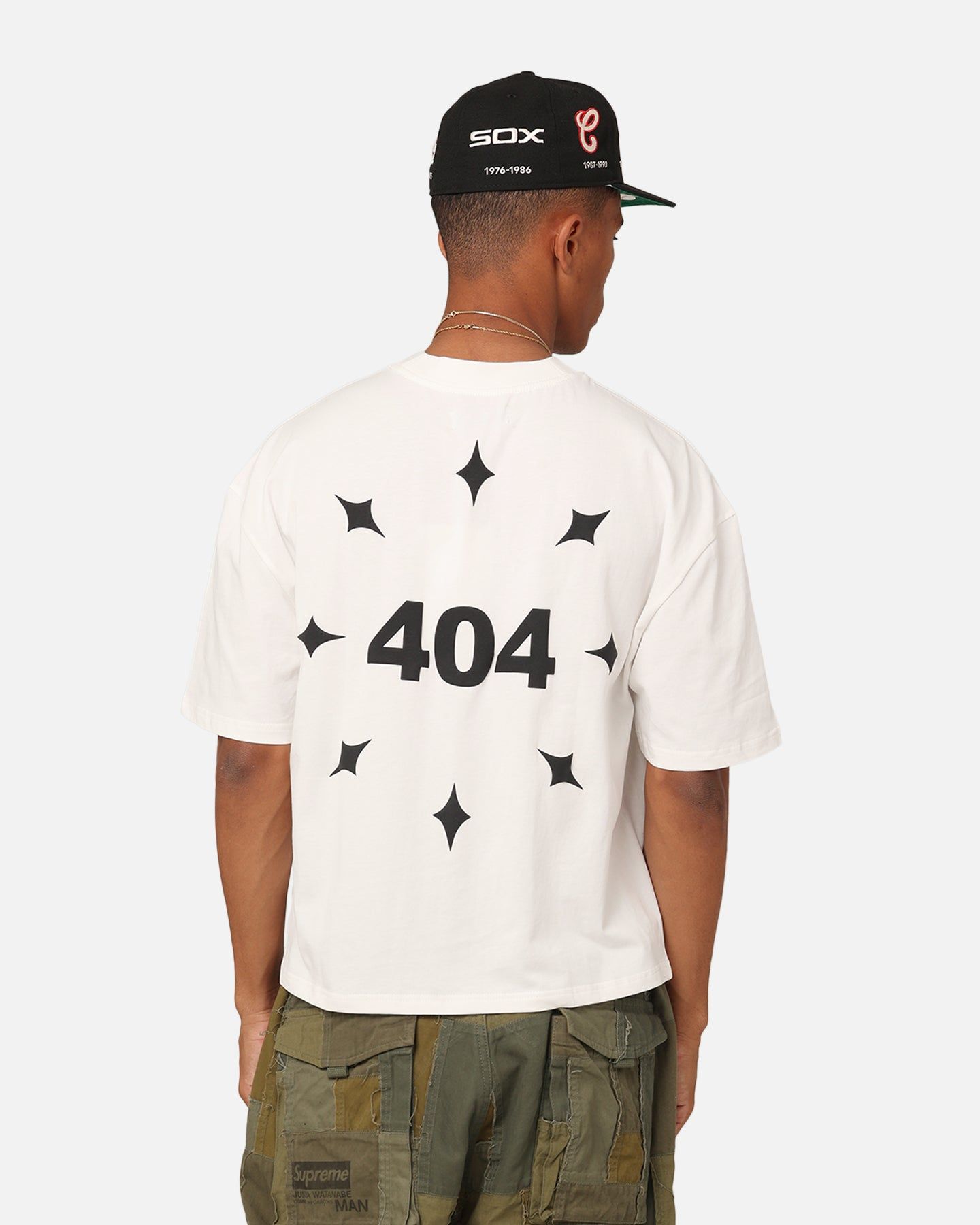404 Mid Century Art T-Shirt Off White sold by Culture Kings