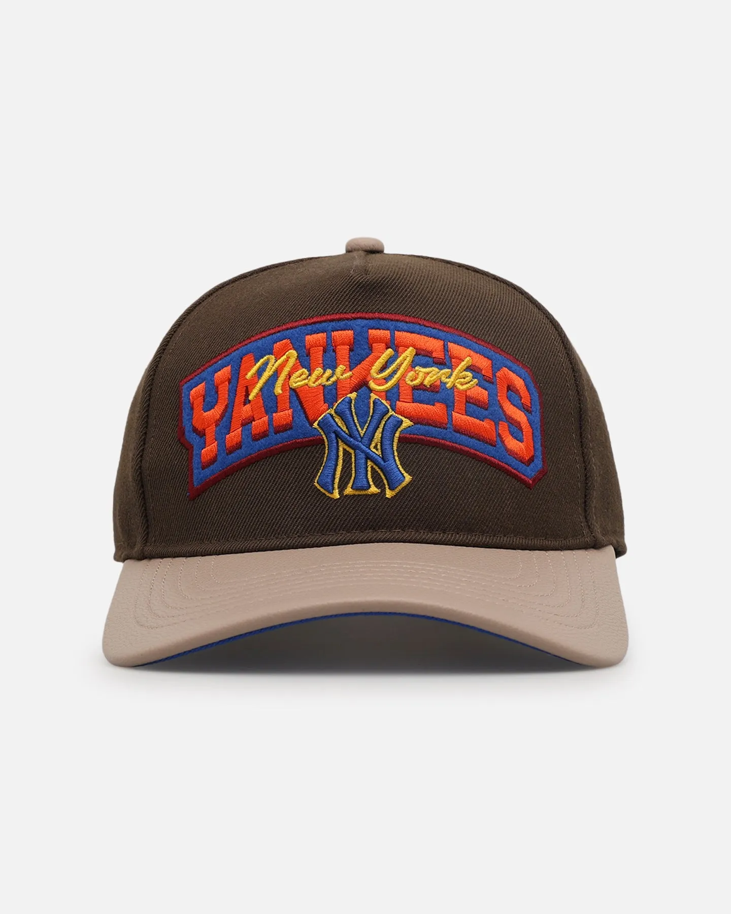 Pro Standard New York Yankees Stacked Strapback Brown sold by Culture Kings