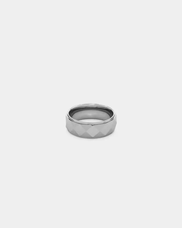 Saint Morta Diamond Cut Tungsten Ring Steel Tungsten sold by Culture Kings