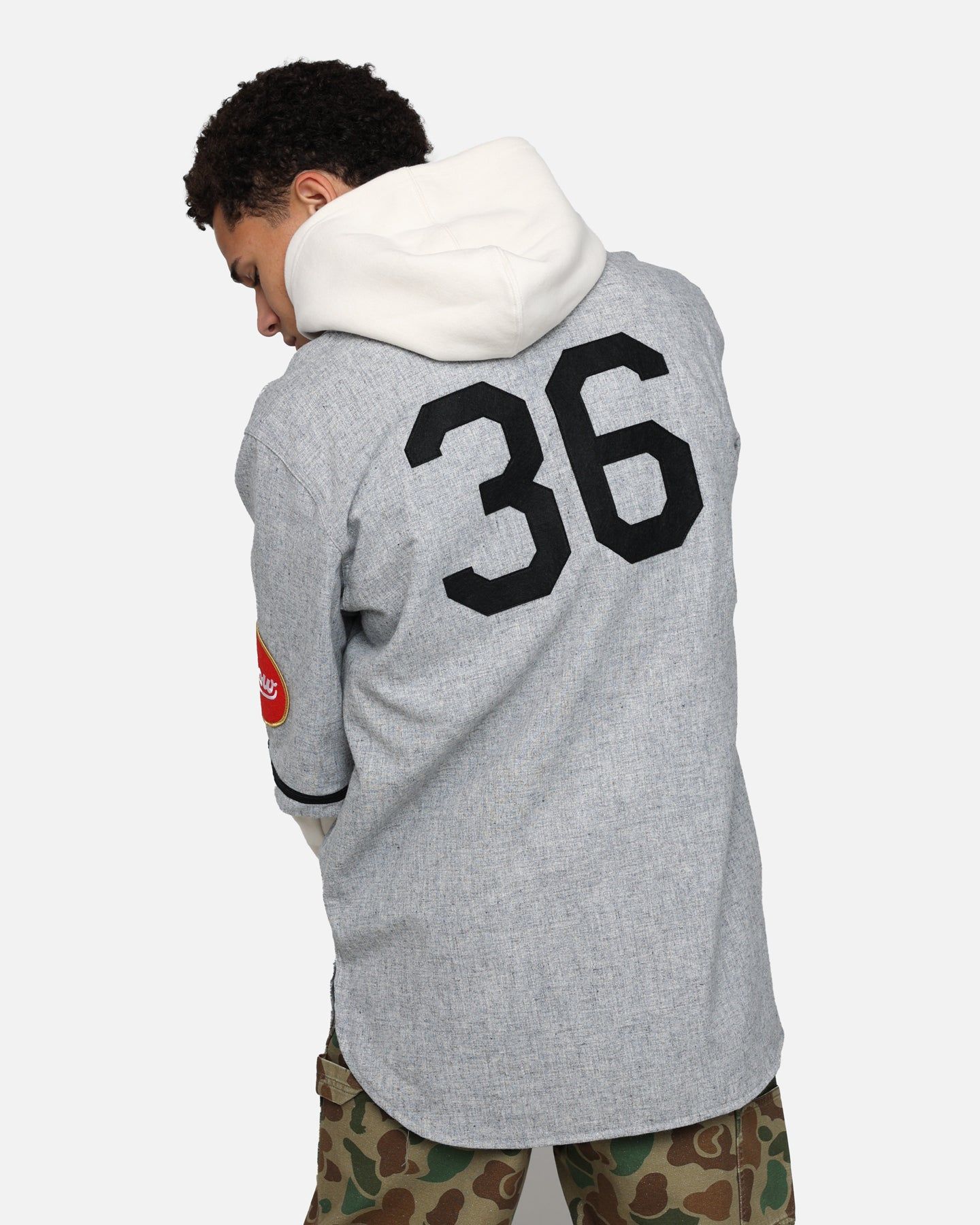 Ebbets Field Flannels Montreal Black Panthers 1936 Jersey Grey sold by Culture Kings product image thumbnail 2