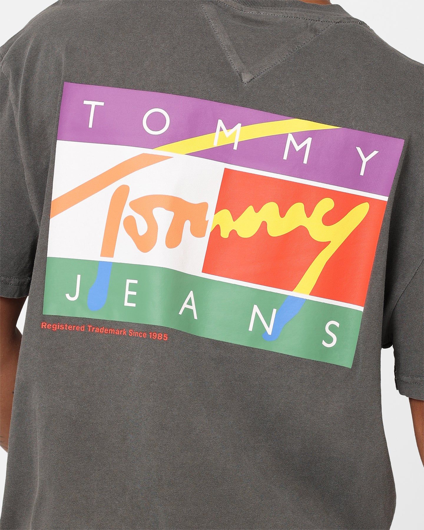 Tommy Jeans Classic Signature Pop Flag T-Shirt Black sold by Culture Kings product image thumbnail 4