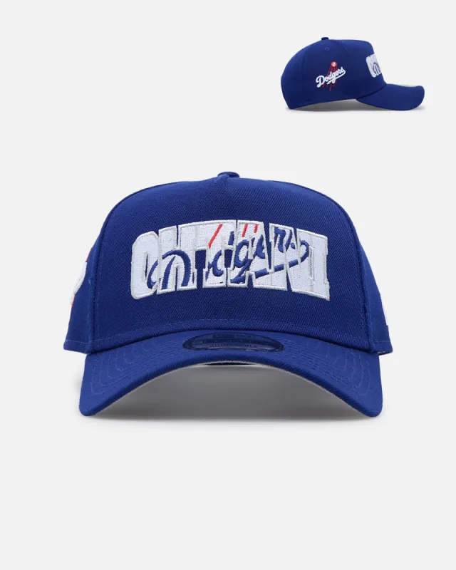 New Era Los Angeles Dodgers "Japan Pack" Ohtani Shooting Ball 9FORTY A-Frame Snapback Blue sold by Culture Kings
