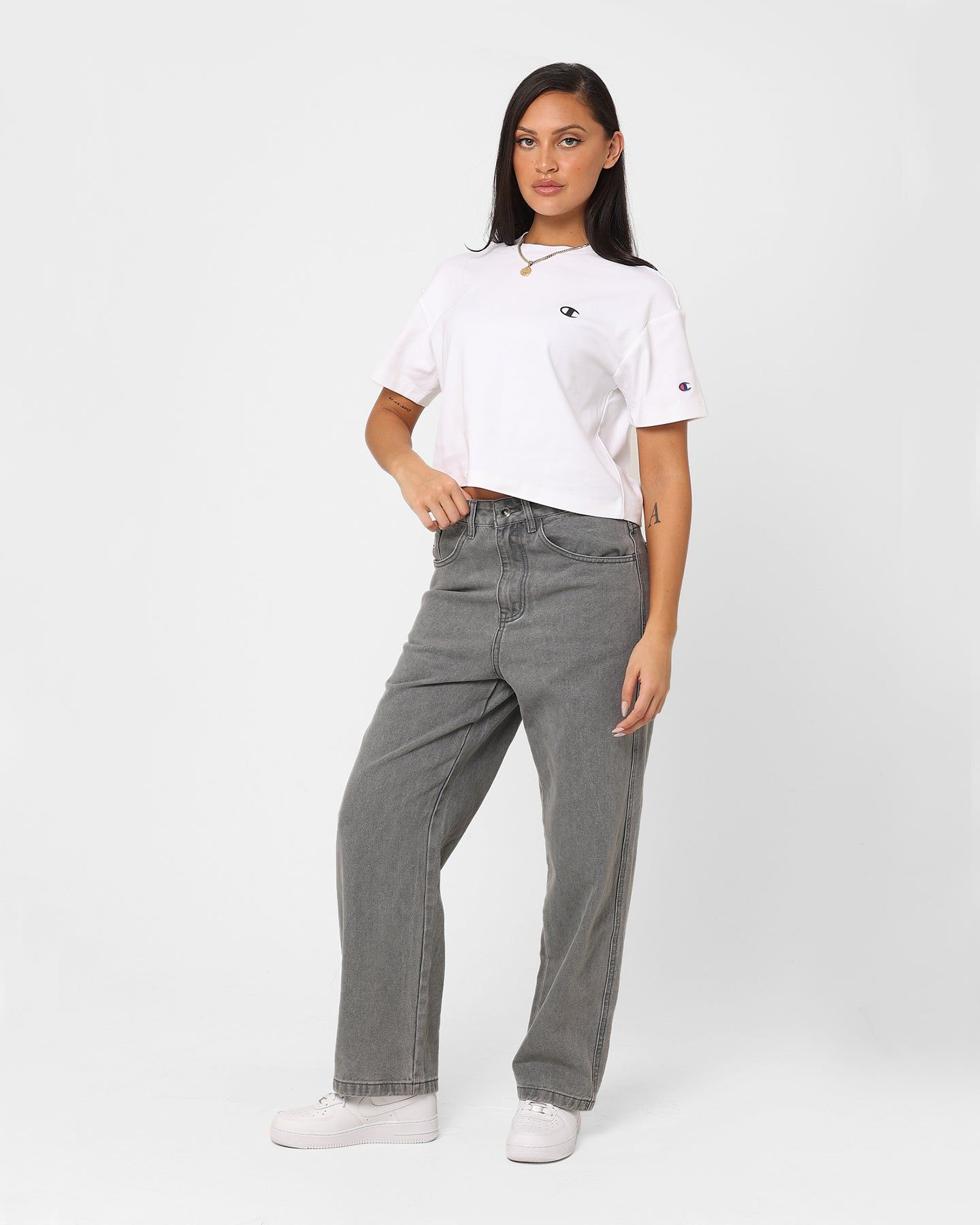 Champion Women's Rochester Base T-Shirt White sold by Culture Kings product image thumbnail 2