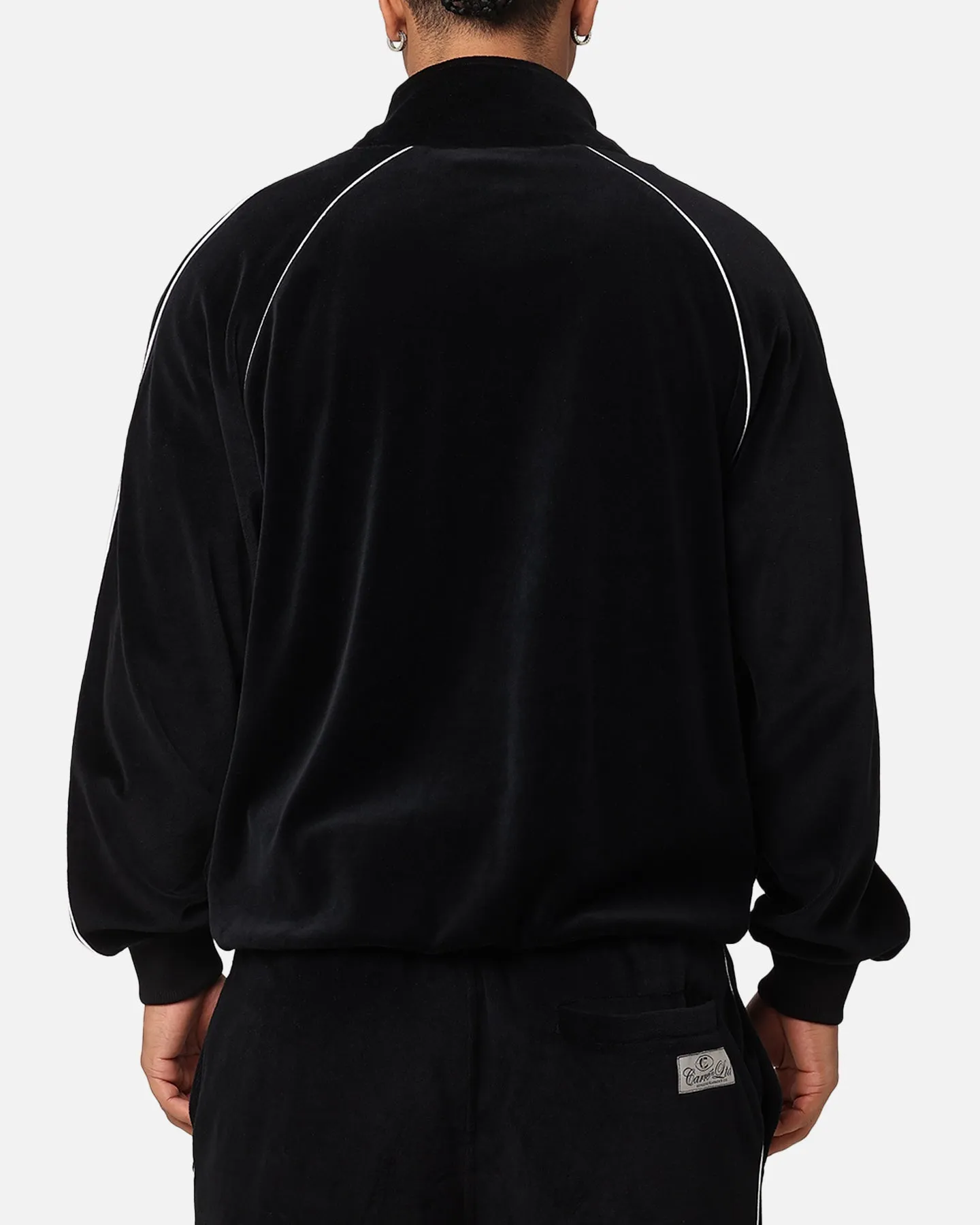 Carre Gorgeous Velour Track Jacket Black sold by Culture Kings product image thumbnail 3
