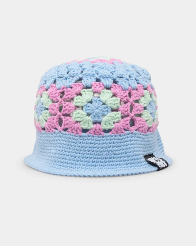 Loiter Crochet Bucket Hat Multi Pastel sold by Culture Kings