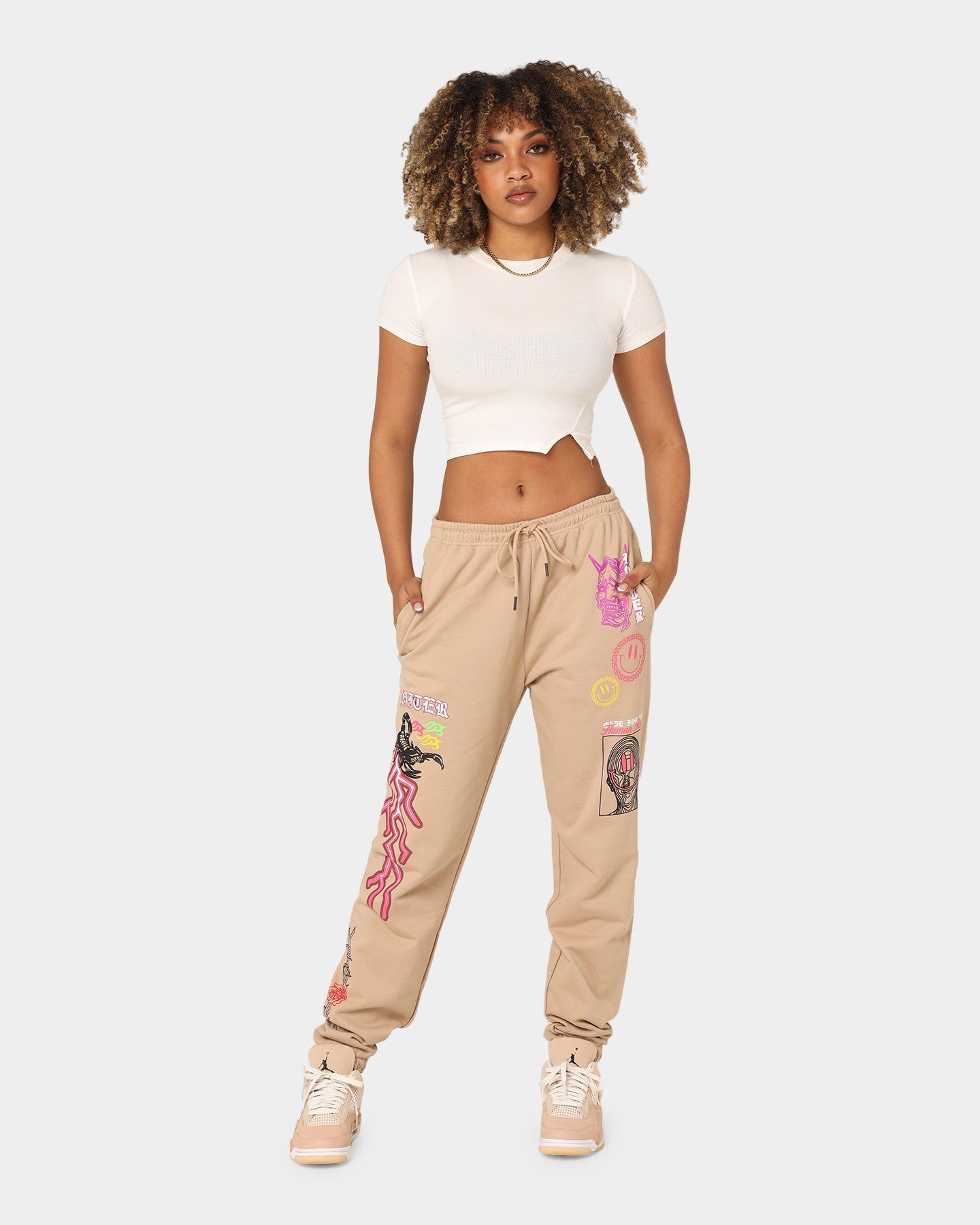 Loiter Hydra Track Pants Tan sold by Culture Kings product image thumbnail 2
