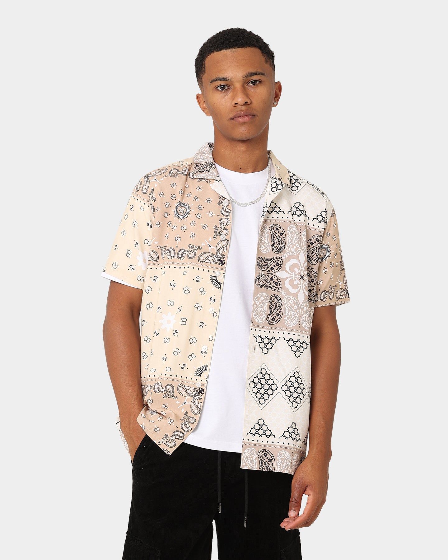 Carré Bandana Ultra Button Up Shirt Stone sold by Culture Kings product image thumbnail 3