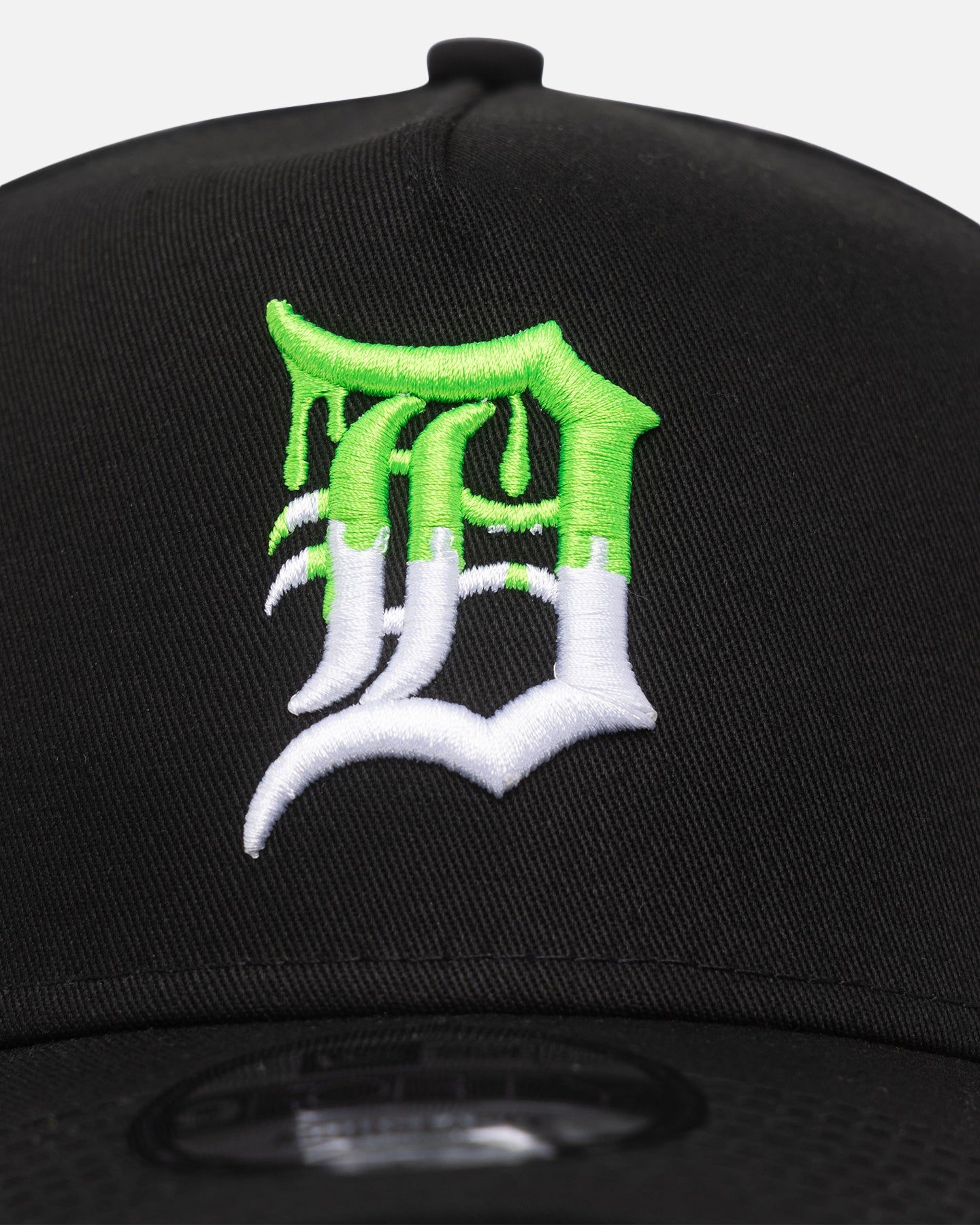 New Era Detroit Tigers "Drip Logo" 9FORTY A-Frame Snapback Black/White/Green sold by Culture Kings product image thumbnail 5