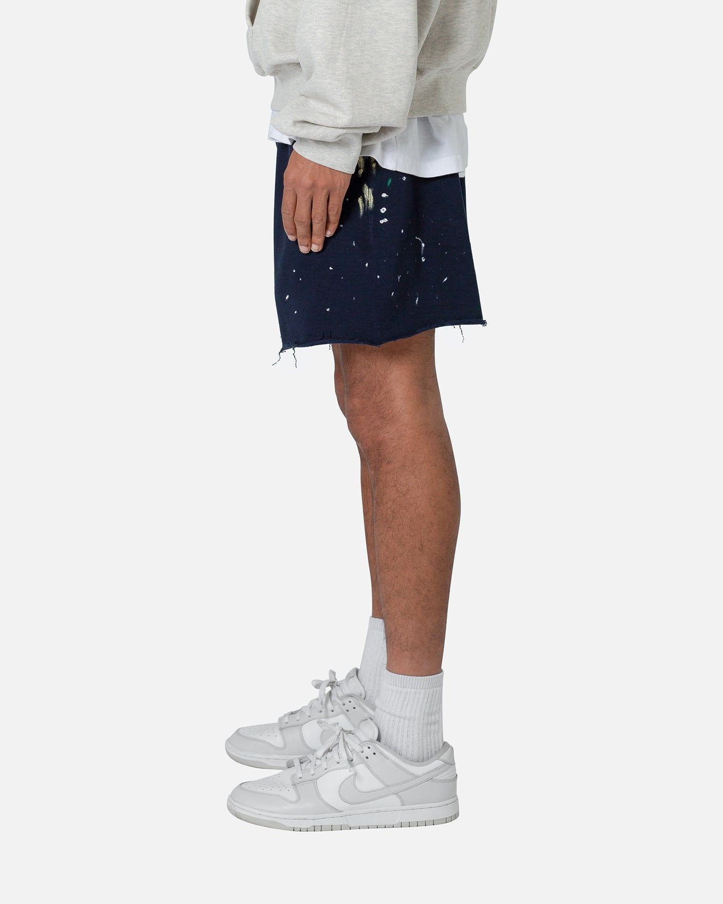 MNML Contrast Paneled Sweatshorts Navy sold by Culture Kings product image thumbnail 3