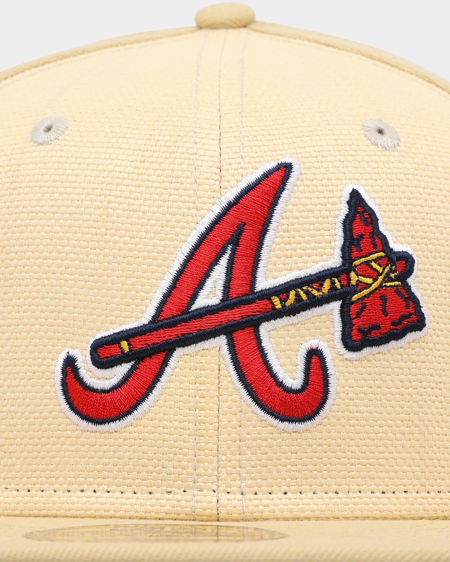 New Era Atlanta Braves 'Raffia Front' 59FIFTY Fitted Side Patch sold by Culture Kings product image thumbnail 5