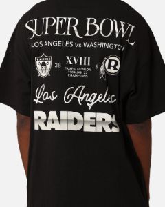 Mitchell & Ness Los Angeles Raiders Super Bowl Champions T-Shirt Faded Black sold by Culture Kings