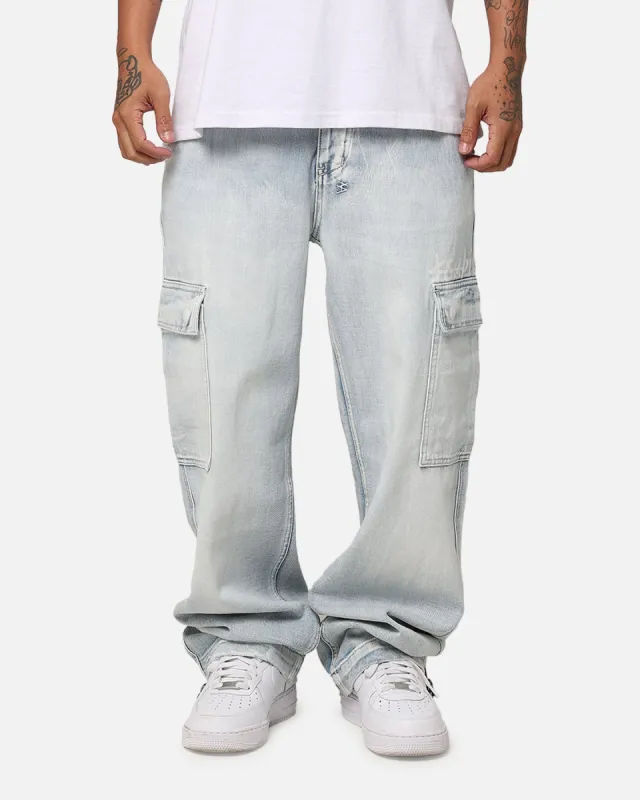 Ksubi Riot Cargo Pant Blue Ice Denim sold by Culture Kings