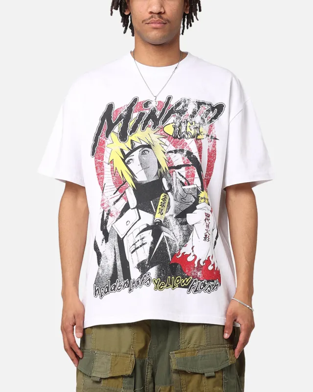 Goat Crew X Naruto Minato Namikaze Heavy T-Shirt White sold by Culture Kings