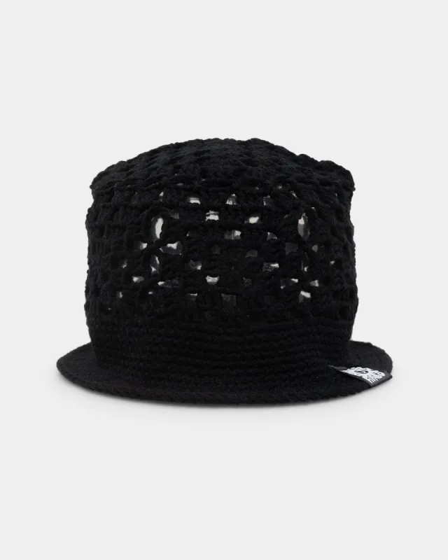 Loiter Crochet Bucket Hat Black sold by Culture Kings