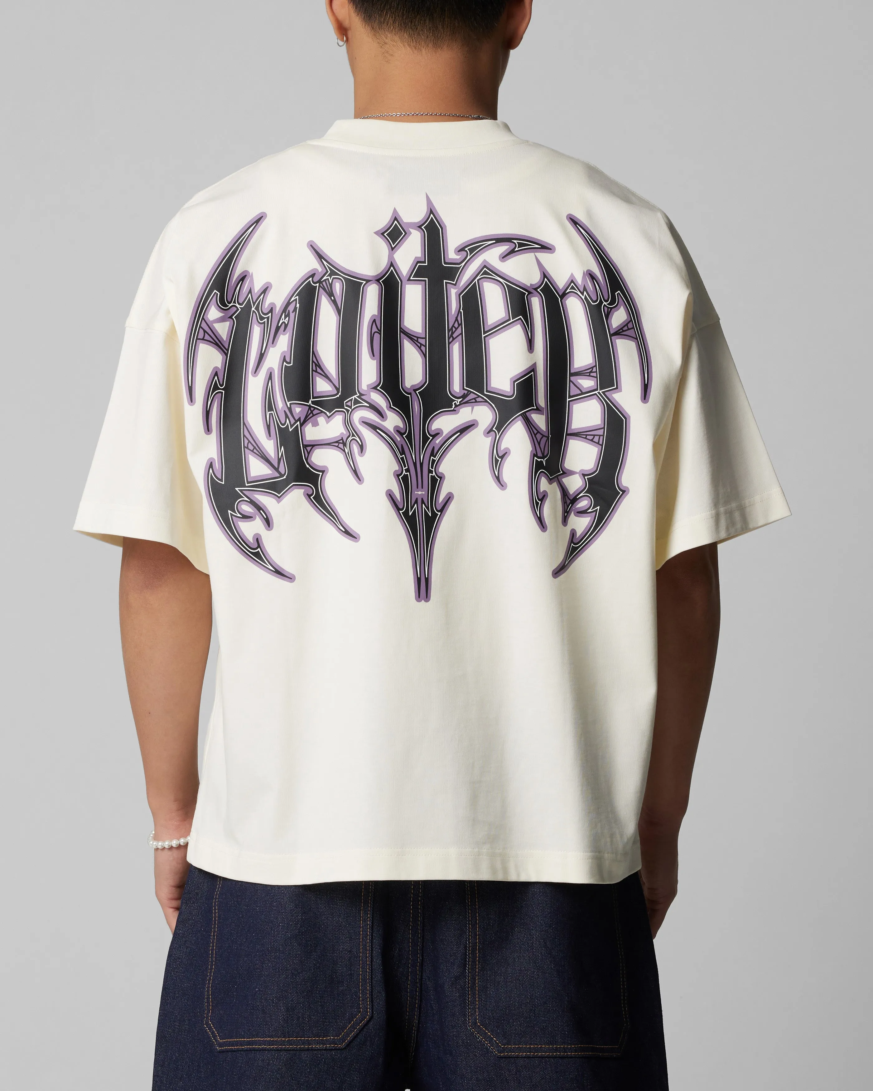 Loiter Metal Boxy T-Shirt Off White sold by Culture Kings