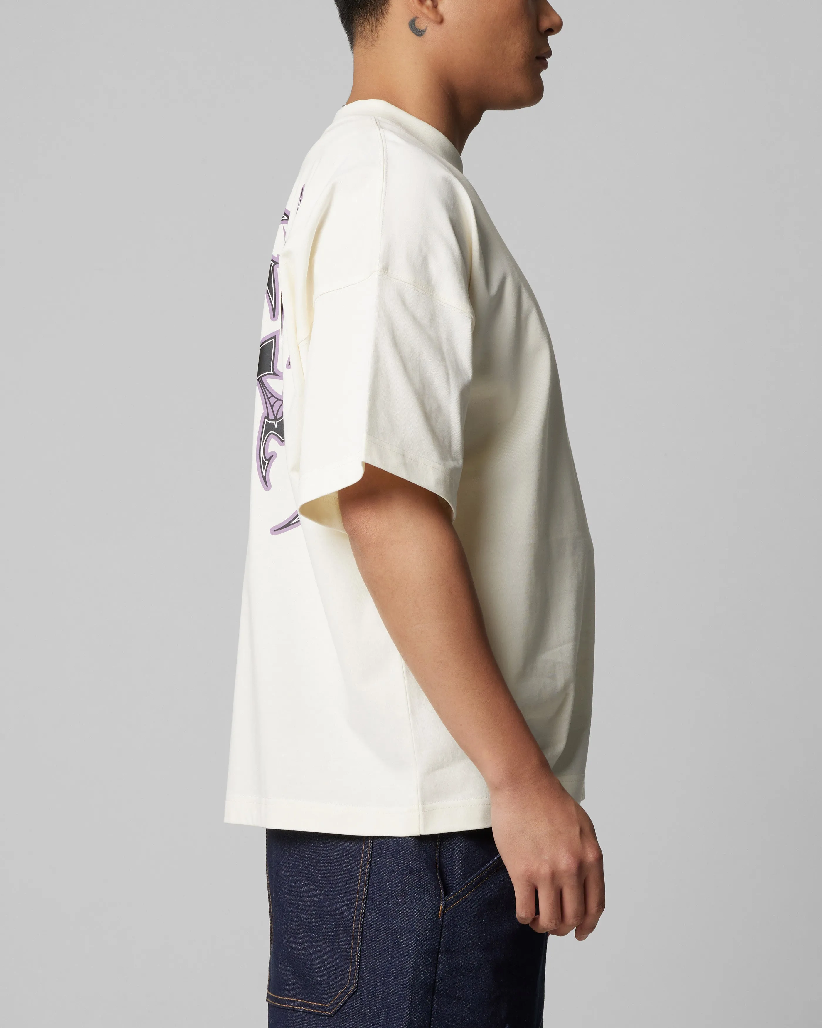 Loiter Metal Boxy T-Shirt Off White sold by Culture Kings product image thumbnail 4