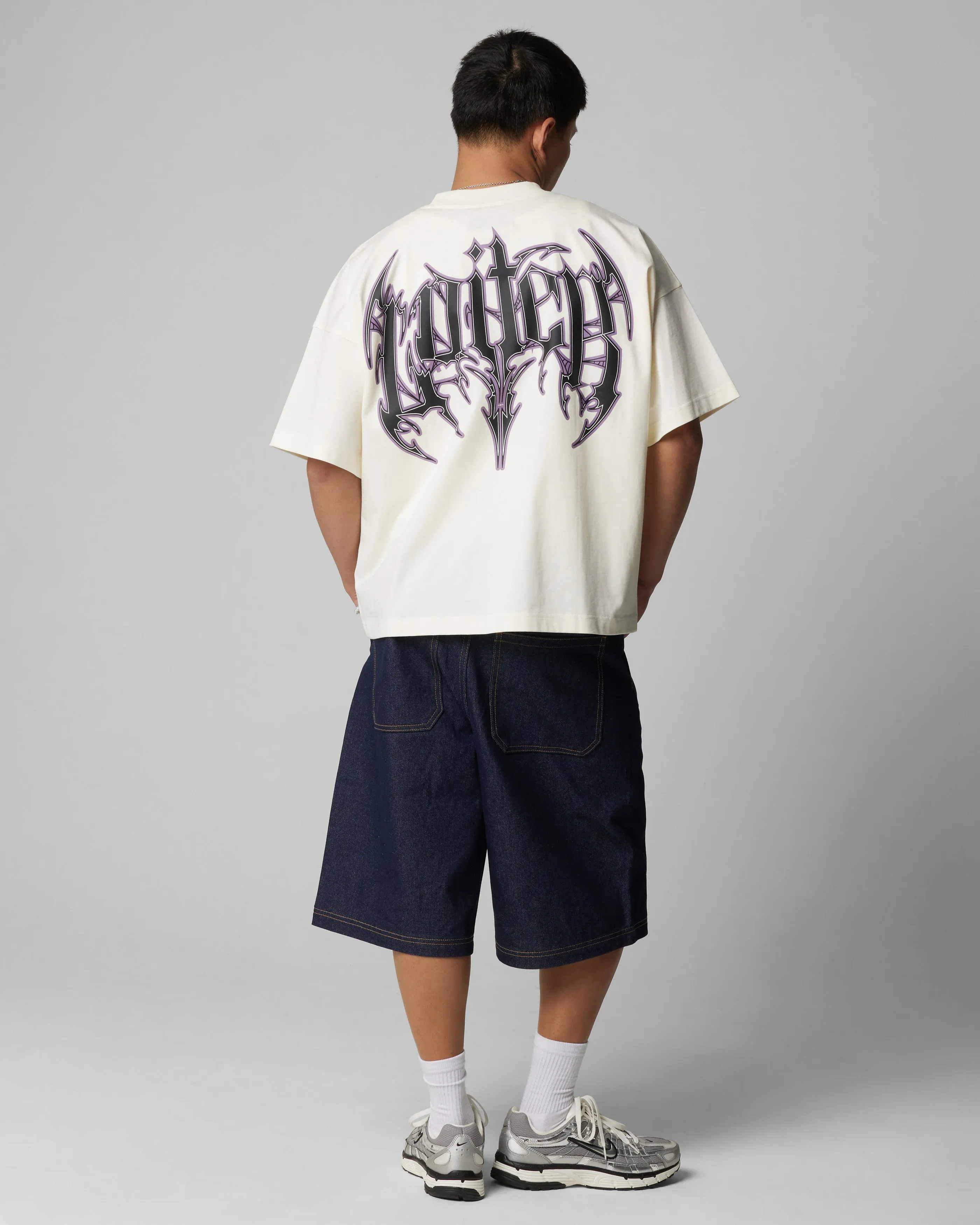 Loiter Metal Boxy T-Shirt Off White sold by Culture Kings product image thumbnail 3