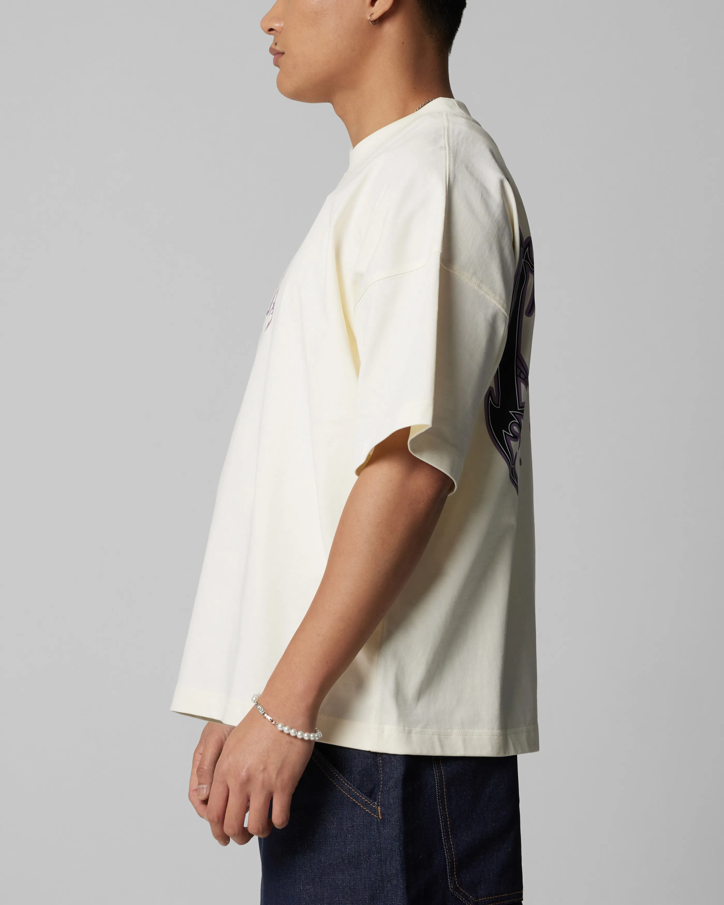 Loiter Metal Boxy T-Shirt Off White sold by Culture Kings product image thumbnail 5