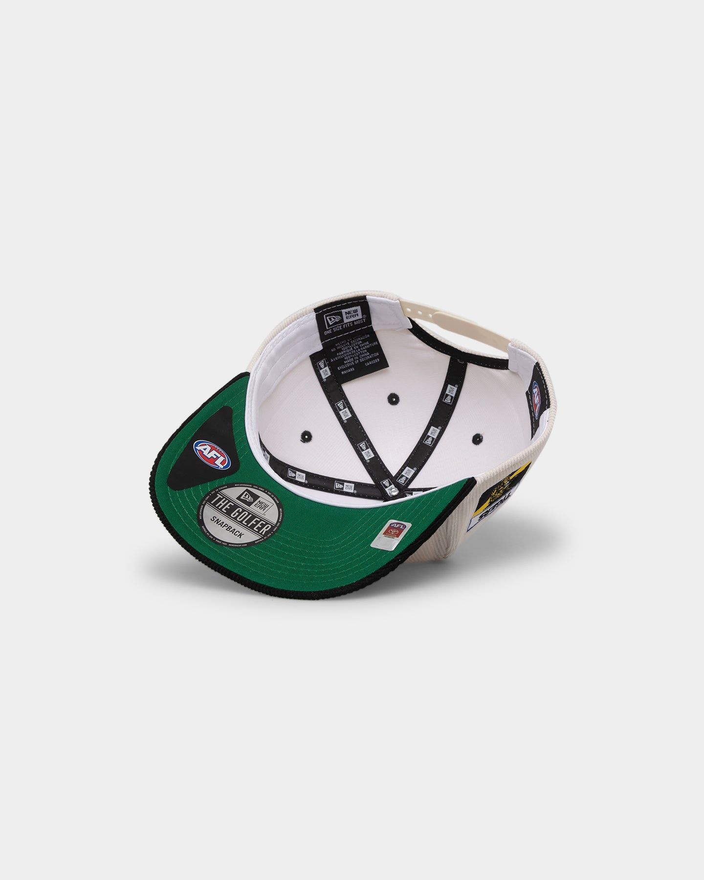 New Era Richmond Tigers "AFL Cord Script" Golfer Snapback Chrome/OTC sold by Culture Kings product image thumbnail 6