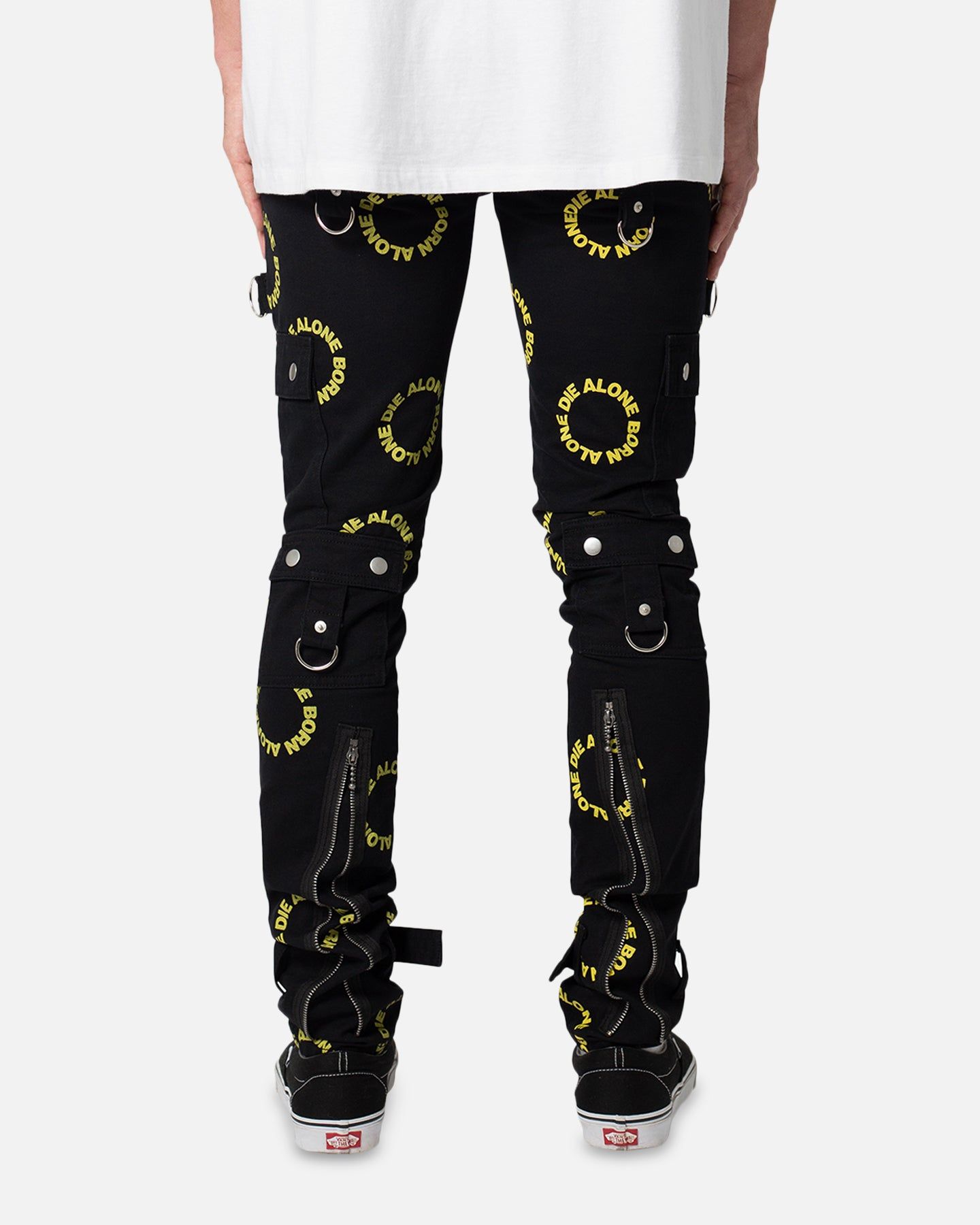 MNML M564 Punk Cargo Pants Black/Yellow sold by Culture Kings product image thumbnail 4