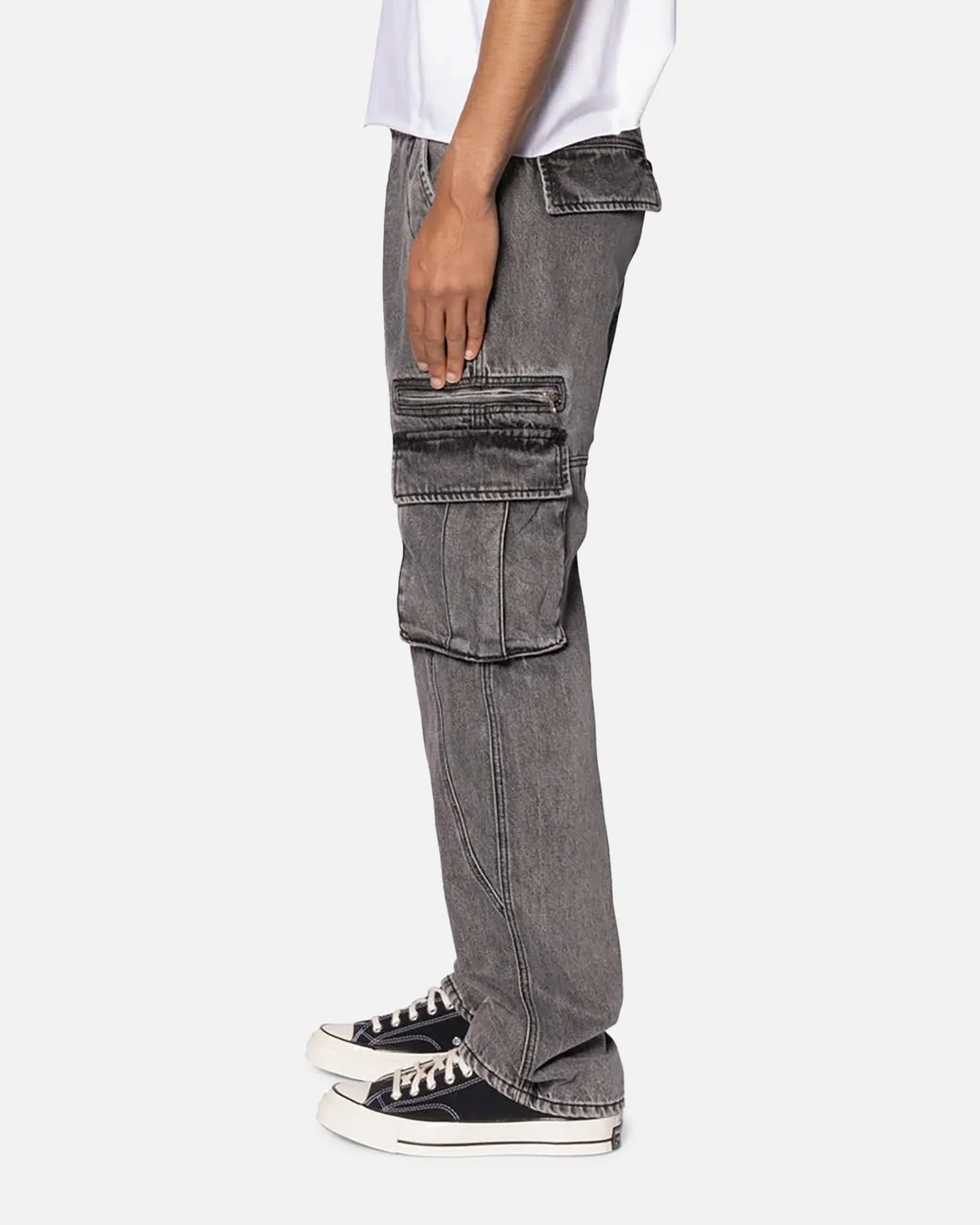 MNML V652 Owl Grey Cargo Pants Grey sold by Culture Kings product image thumbnail 3