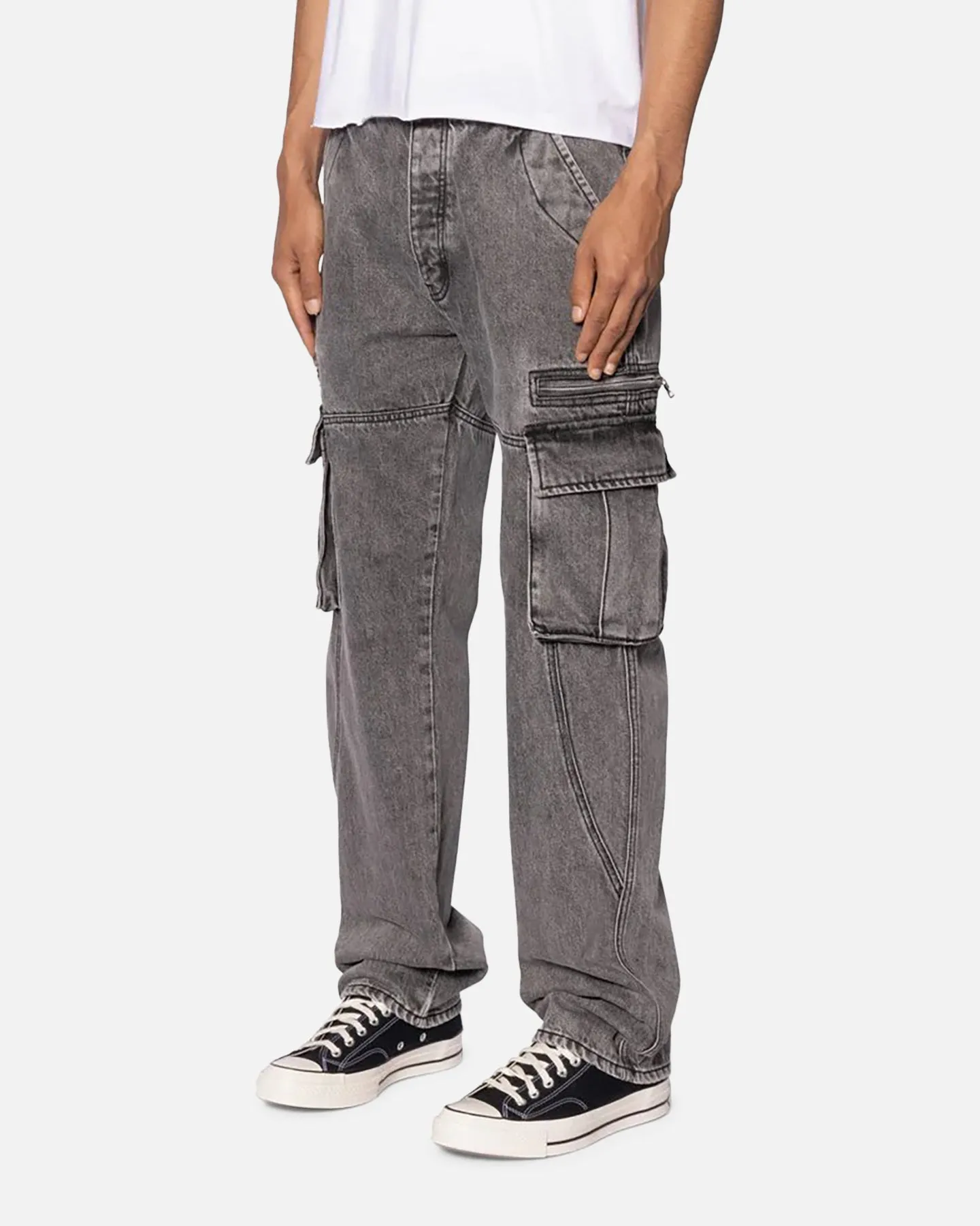 MNML V652 Owl Grey Cargo Pants Grey sold by Culture Kings product image thumbnail 2