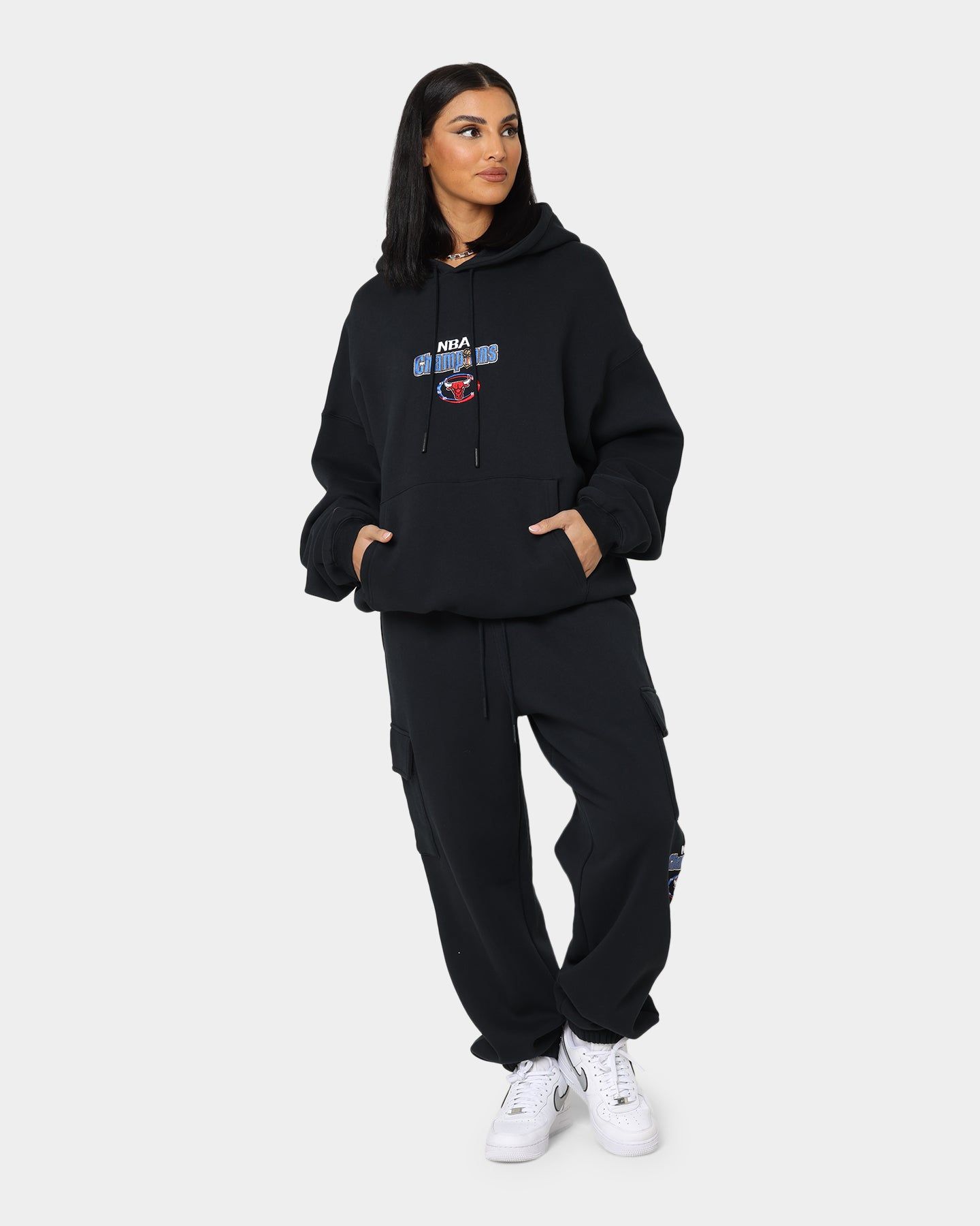 Mitchell & Ness Chicago Bulls Anniversary Hoodie Faded Black sold by Culture Kings product image thumbnail 3