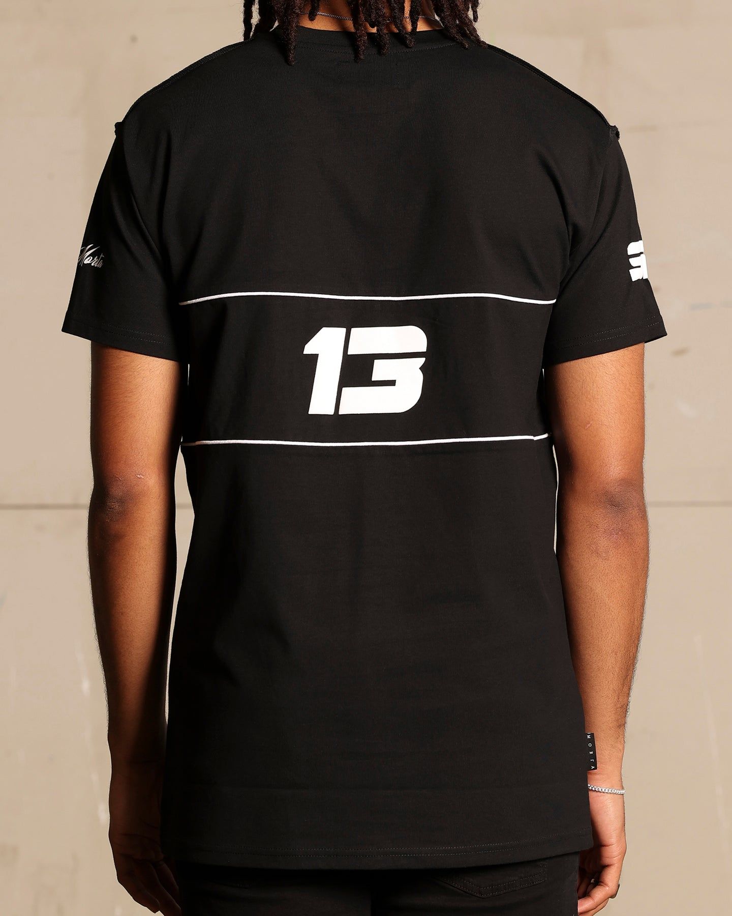 Saint Morta Moto Lafayette T-Shirt Black/White sold by Culture Kings product image thumbnail 5