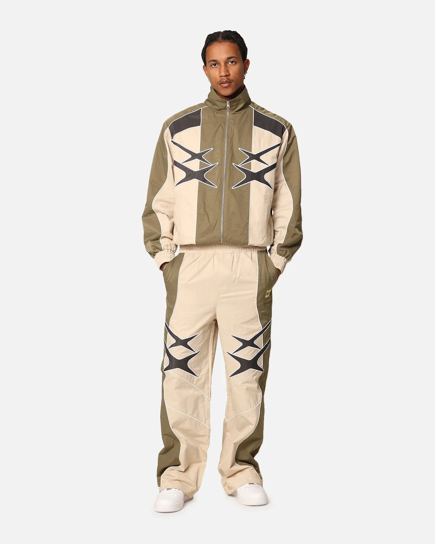Loiter Paradise Track Jacket Stone/Khaki sold by Culture Kings product image thumbnail 2