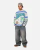 Mitchell & Ness New Zealand Warriors Team Crewneck Grey Marle sold by Culture Kings