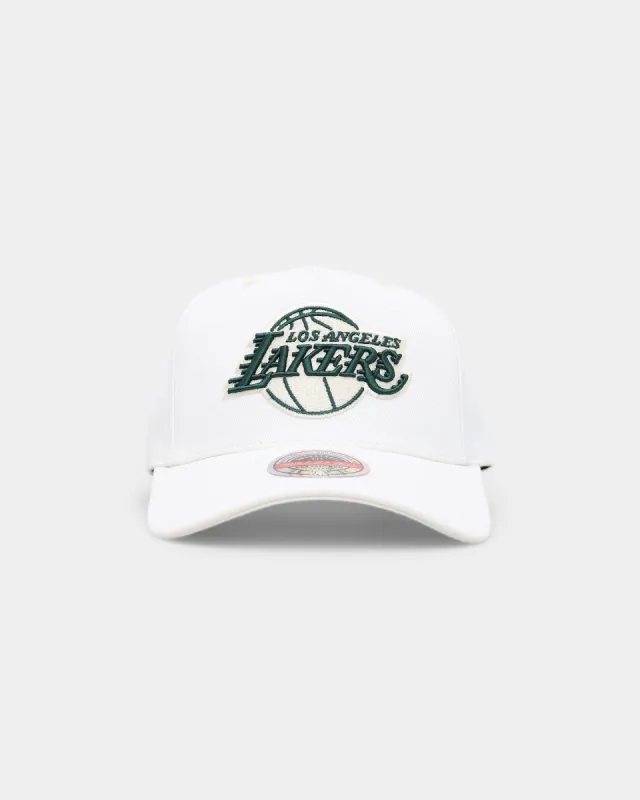 Mitchell & Ness Los Angeles Lakers 'State Of Mind' Snapback Vintage White sold by Culture Kings