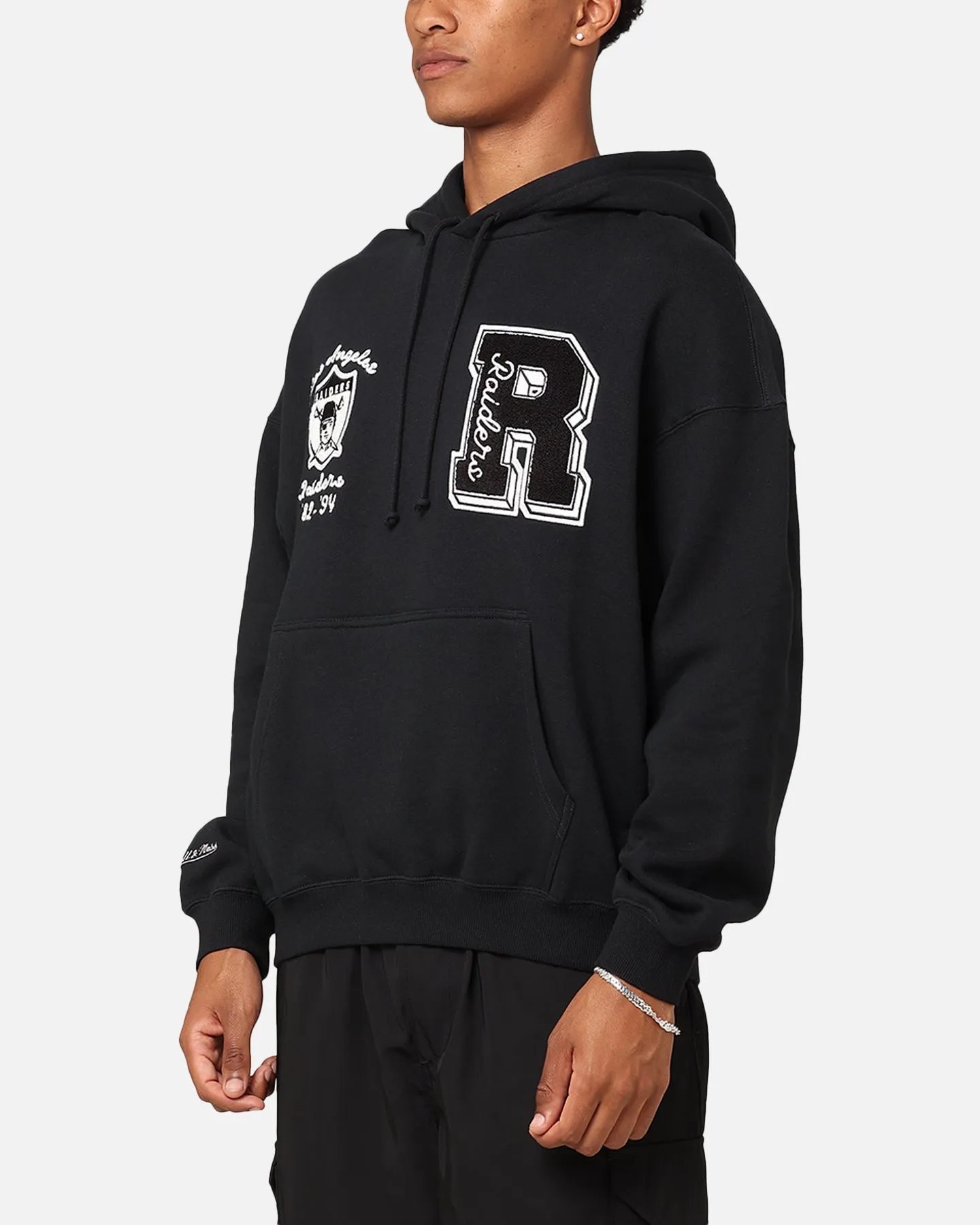 Mitchell & Ness Las Vegas Raiders Conference Hoodie Faded Black sold by Culture Kings product image thumbnail 5