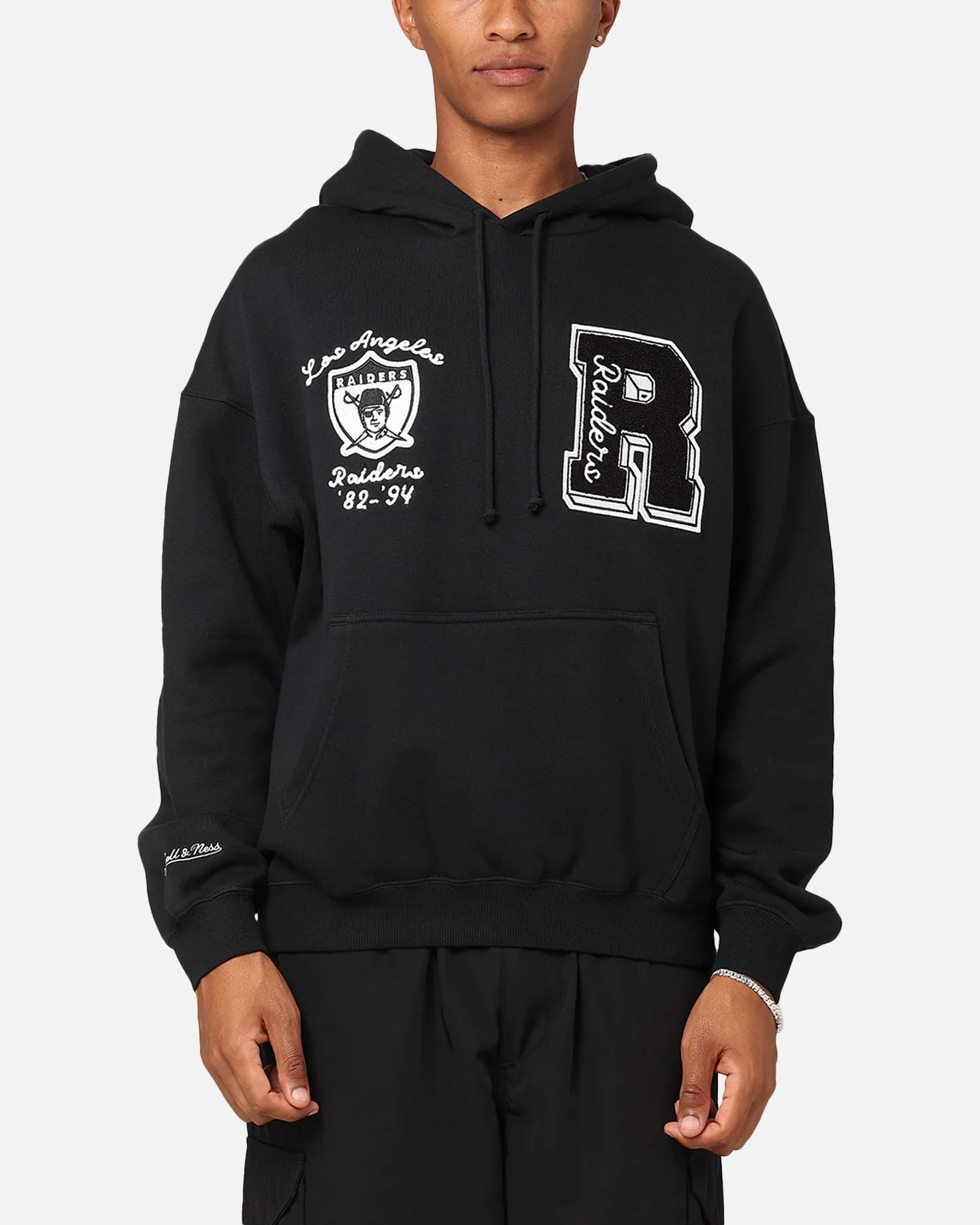 Mitchell & Ness Las Vegas Raiders Conference Hoodie Faded Black sold by Culture Kings