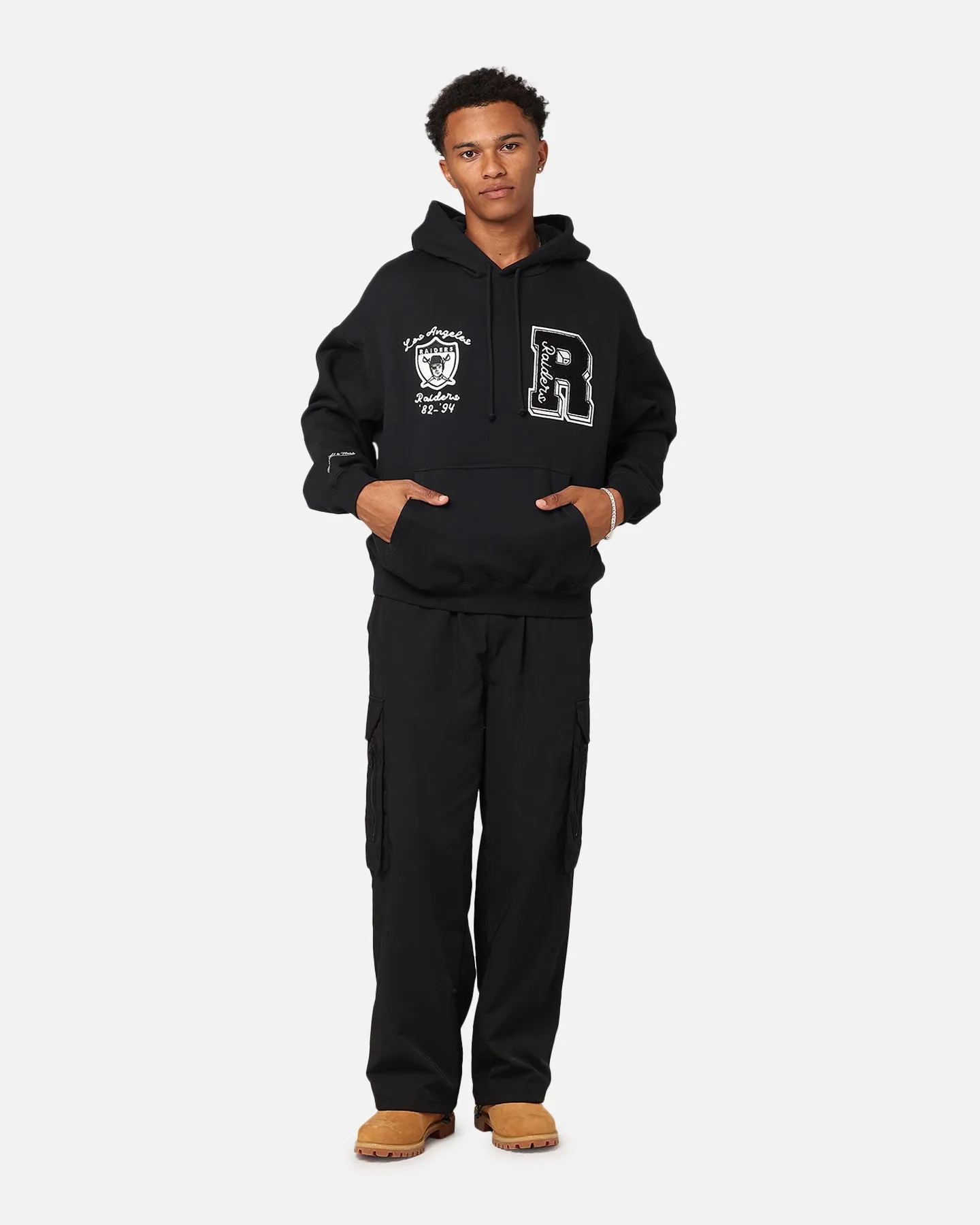 Mitchell & Ness Las Vegas Raiders Conference Hoodie Faded Black sold by Culture Kings product image thumbnail 2