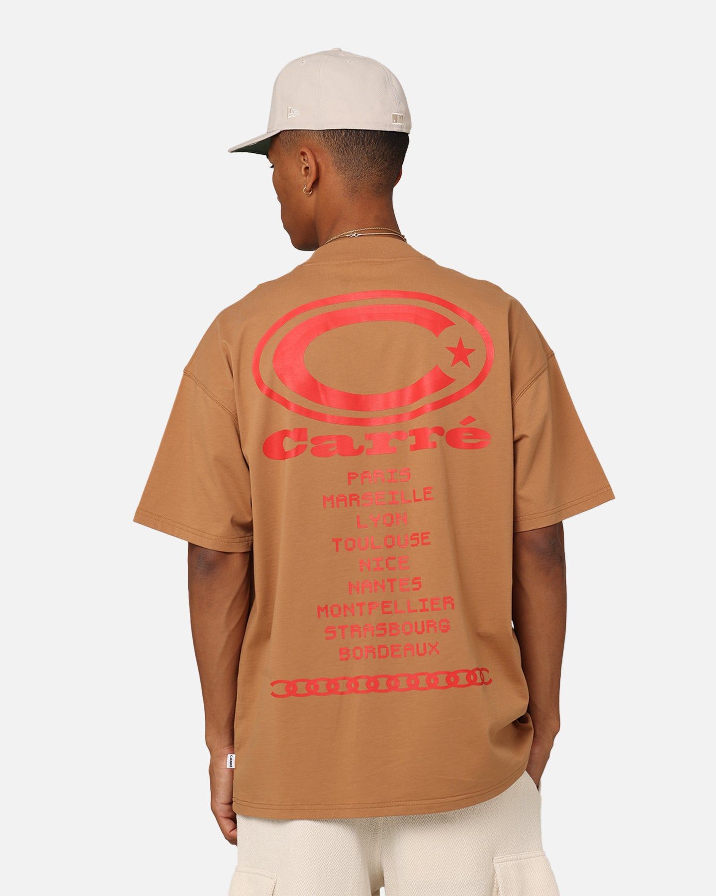 Carre C Star Oversized T-Shirt Tobacco sold by Culture Kings