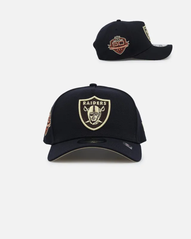 New Era Las Vegas Raiders 'Terra Vista' 9FORTY A-Frame Snapback Navy sold by Culture Kings