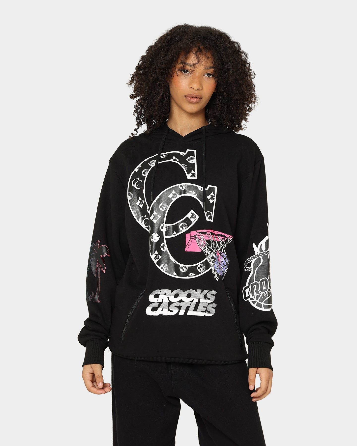 Crooks & Castles Miami Sportek Hoodie Black sold by Culture Kings