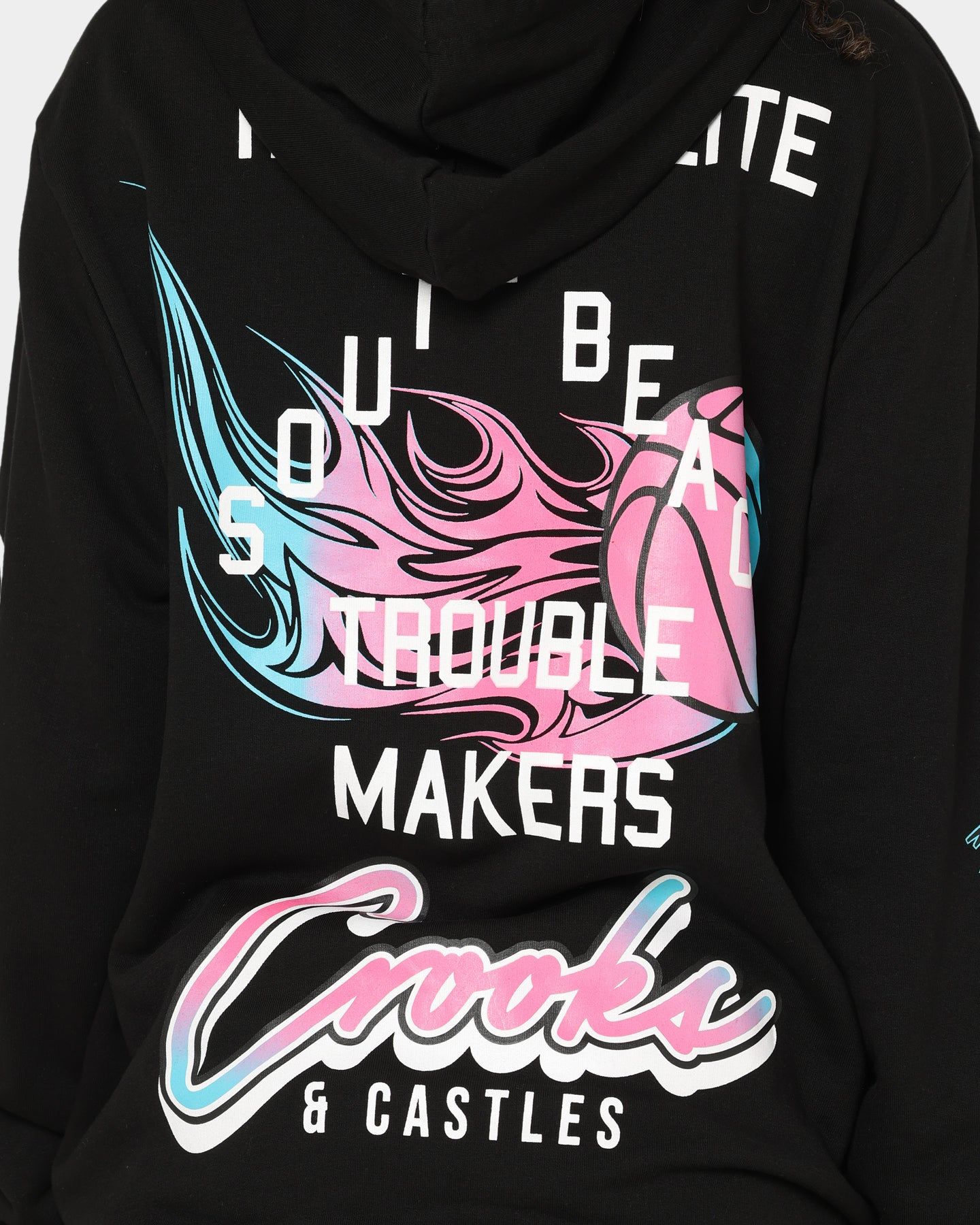 Crooks & Castles Miami Sportek Hoodie Black sold by Culture Kings product image thumbnail 5
