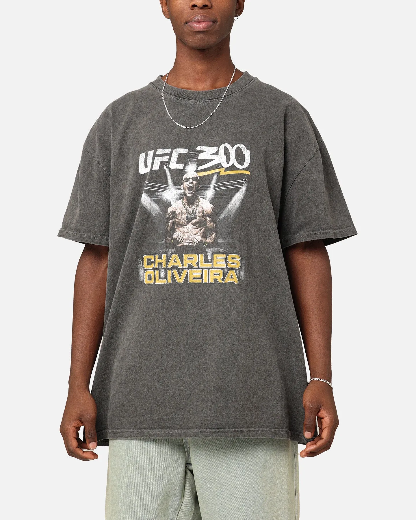UFC By Culture Kings Charles "Do Bronxs" Oliveira 300 Heavyweight T-Shirt Black Wash sold by Culture Kings product image thumbnail 2